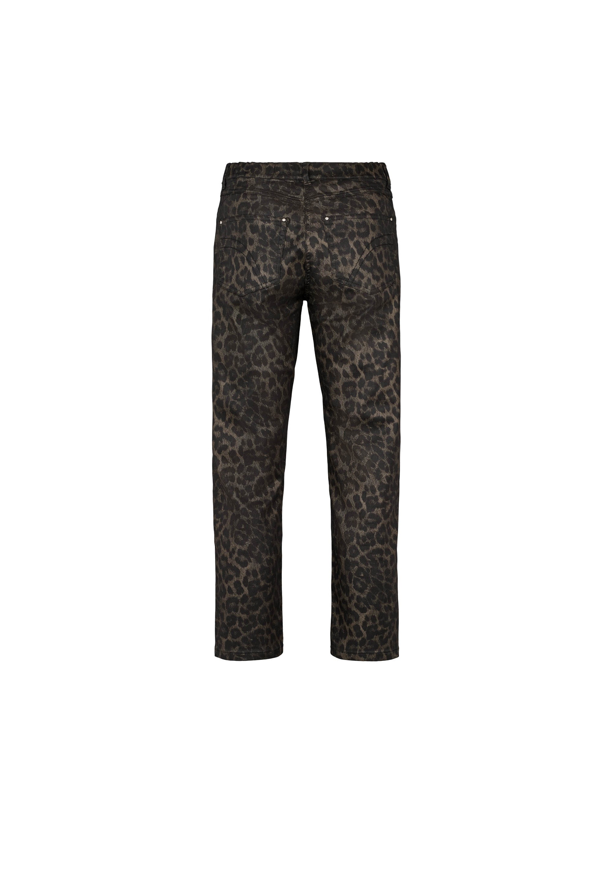 Hannah Regular - Extra Short Length - Brown Leo Print (PRE)