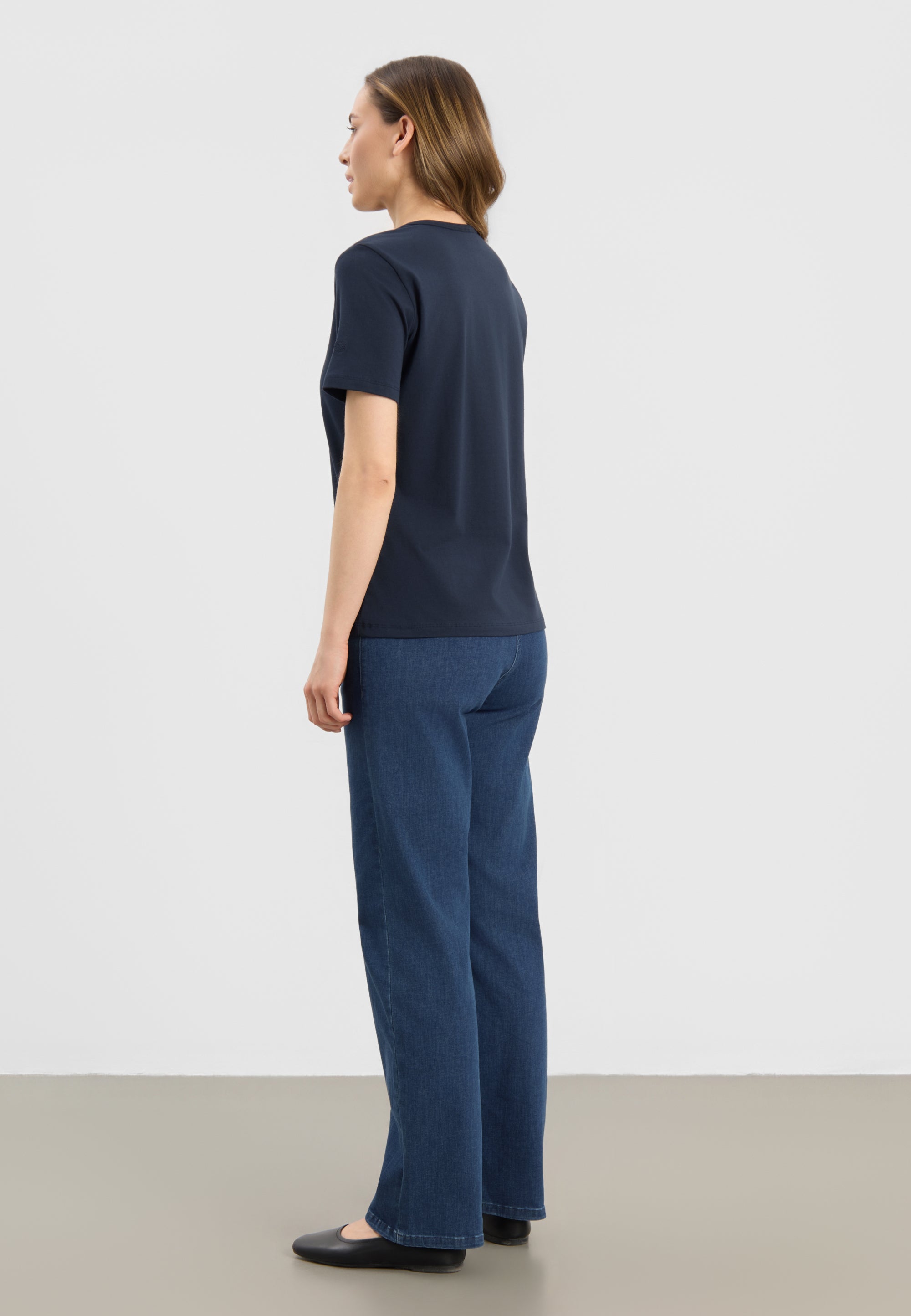 LAURIE Amanda T-Shirt SS T-Shirts 49000 Navy