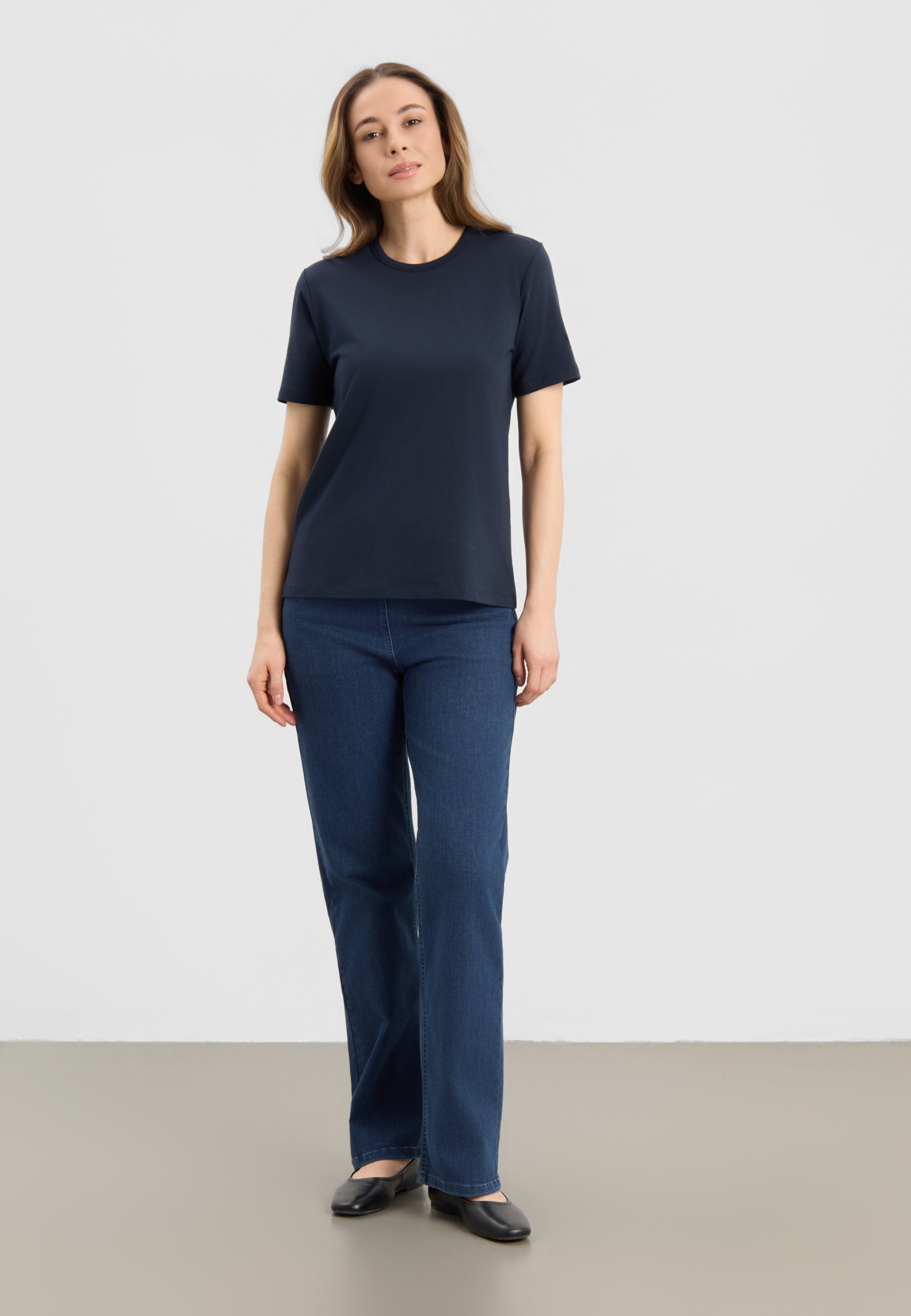LAURIE Amanda T-Shirt SS T-Shirts 49000 Navy