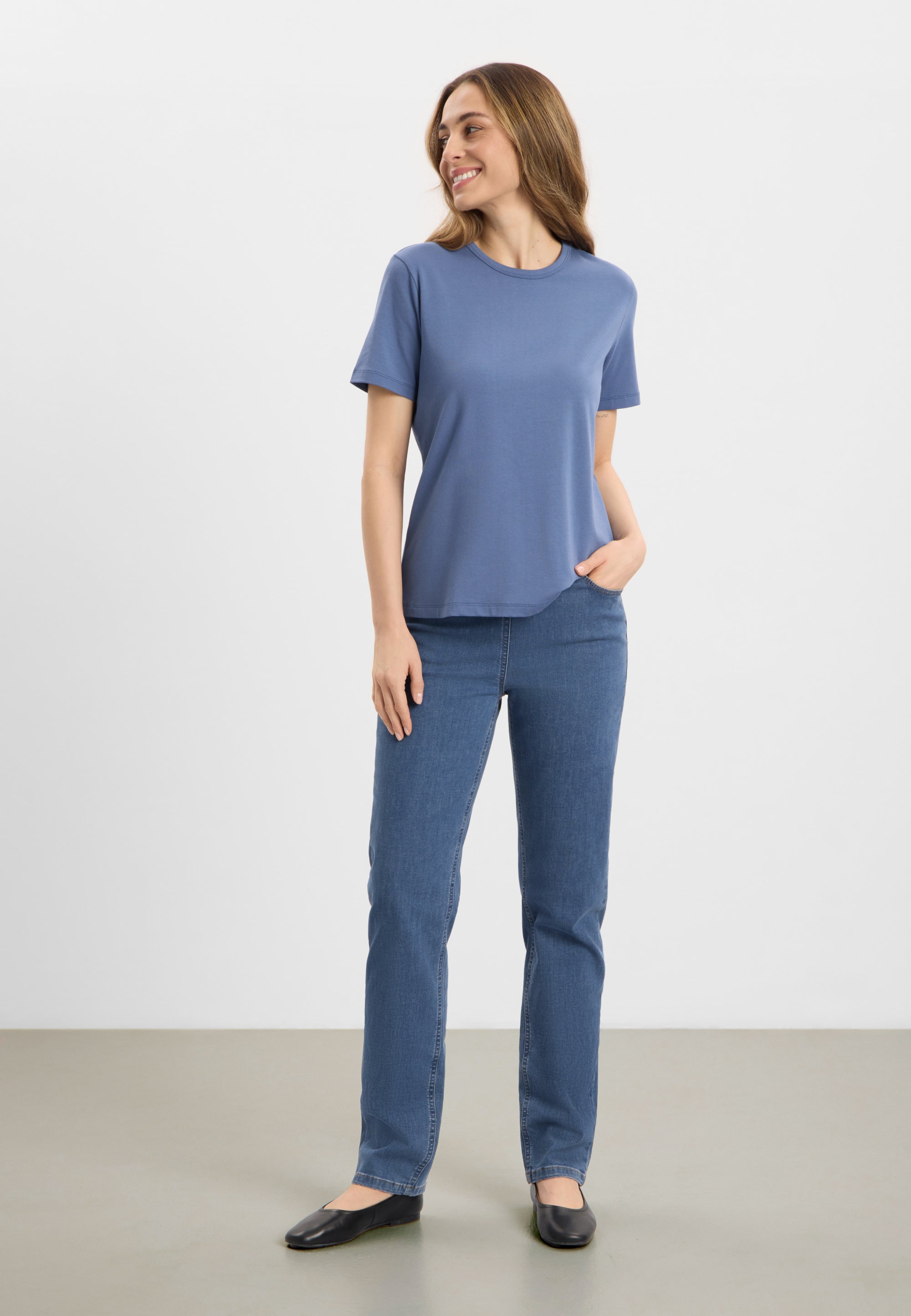 LAURIE Amanda T-Shirt SS T-Shirts 44000 Blue