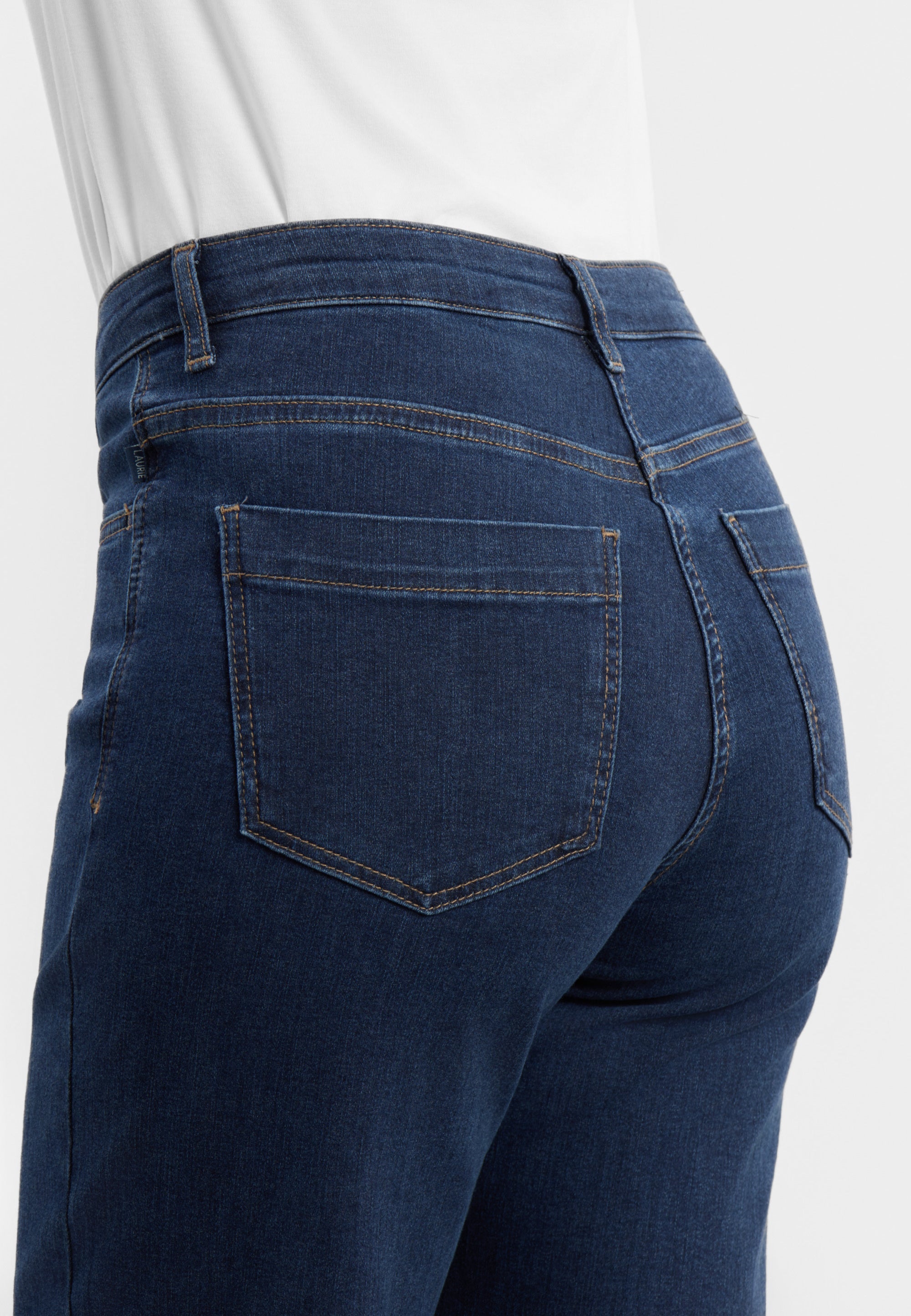 LAURIE Amelia Raw Straight CL Straight 40513 Dark Blue Denim
