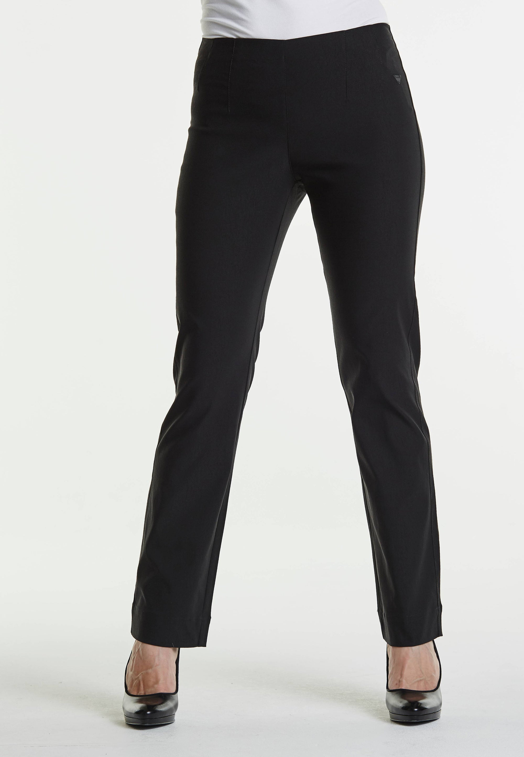 LAURIE Bella Straight - Medium Length Straight Black Brushed