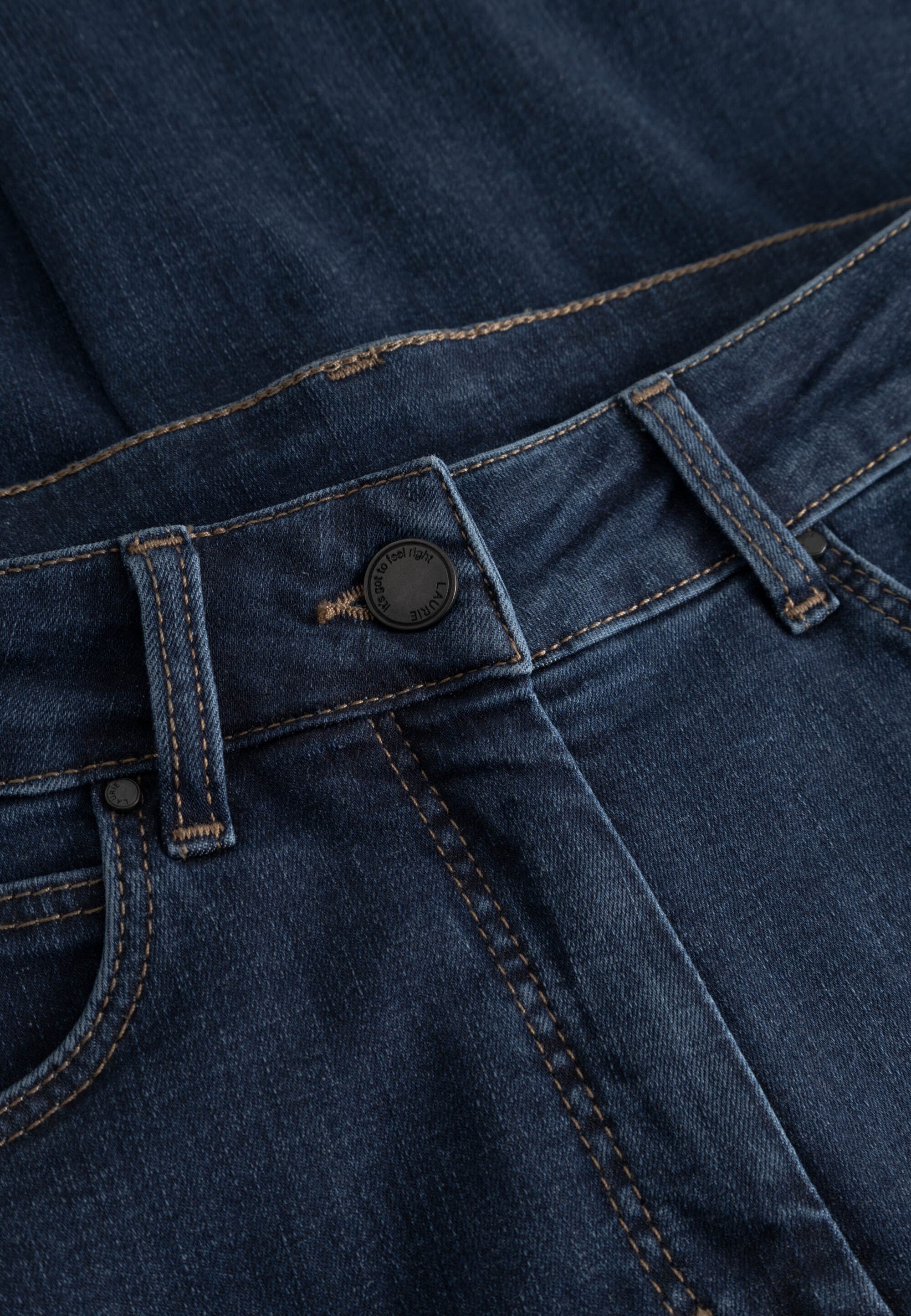 LAURIE Carol Loose - Medium Length Loose 40513 Dark Blue Denim