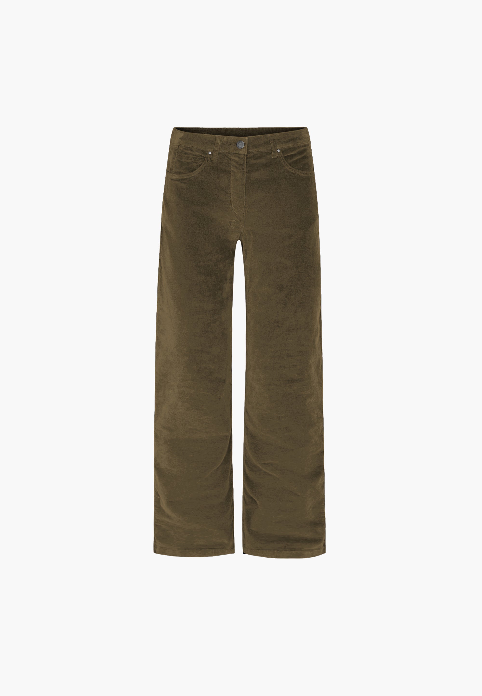LAURIE Carol Loose Corduroy - Medium Length Loose 58900 Dark Olive