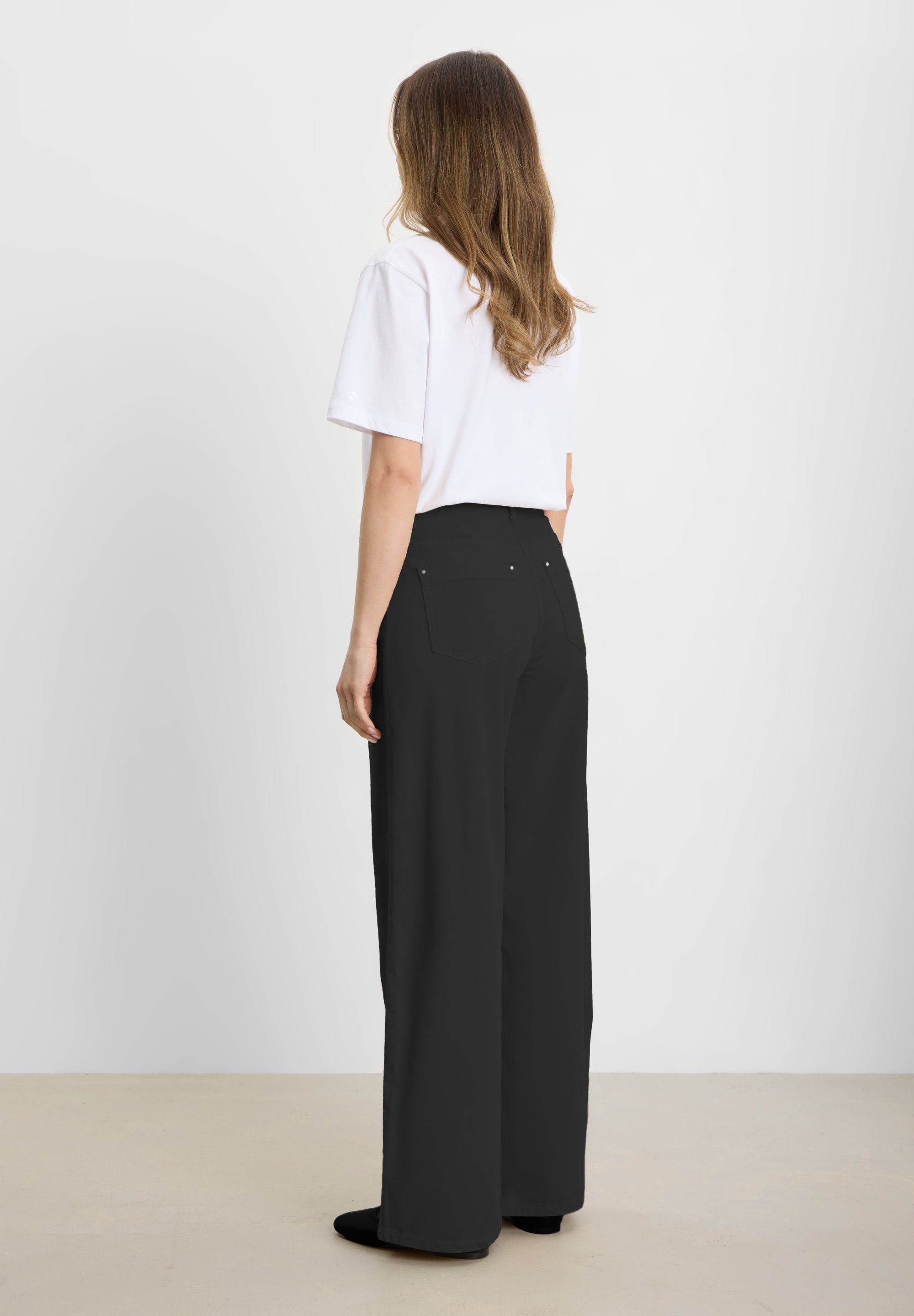 LAURIE Carol Loose Corduroy - Medium Length Loose 99000 Black