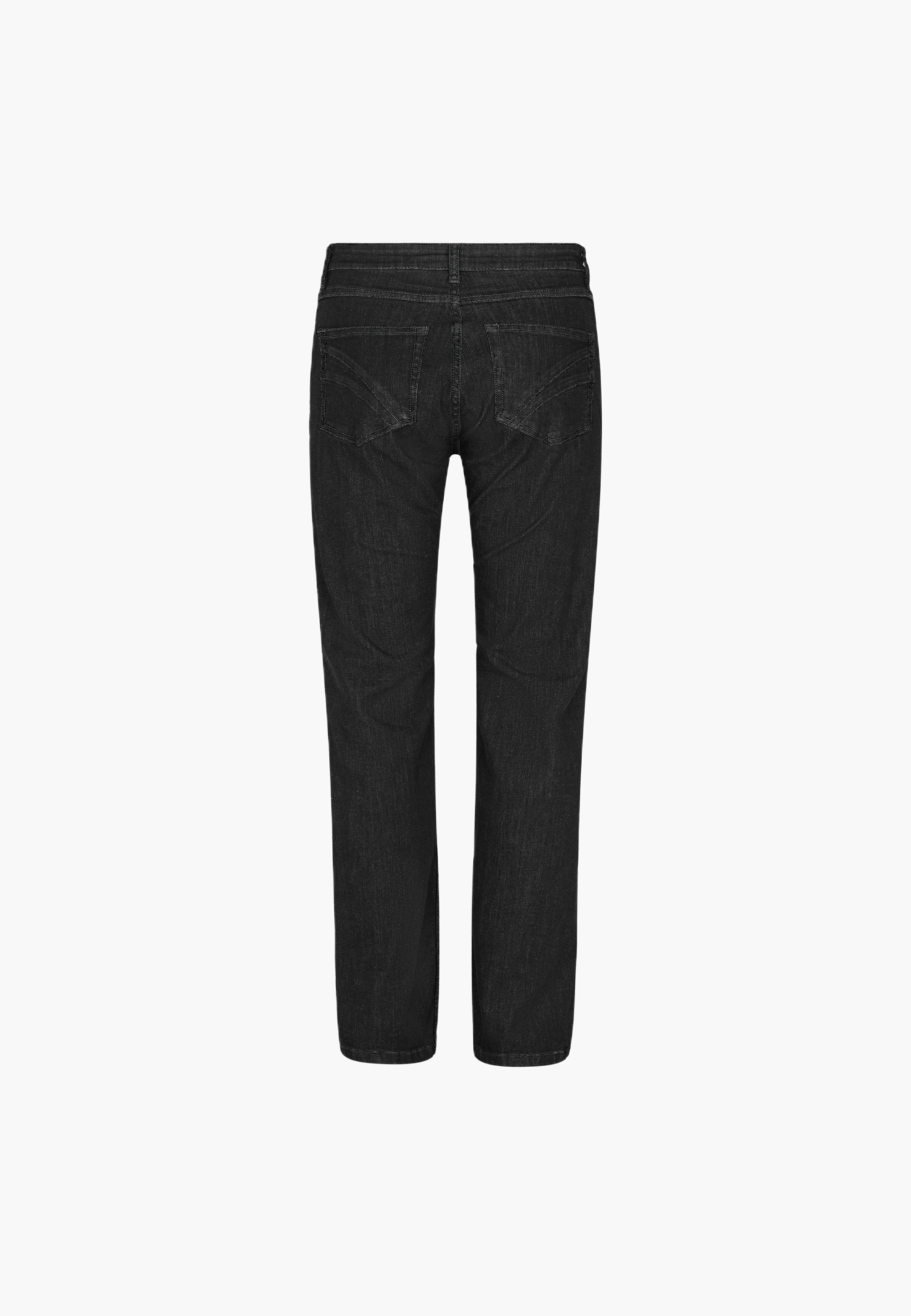 LAURIE Charlotte Regular - Medium Length - Ecolabel Regular 99520 Washed Black Denim