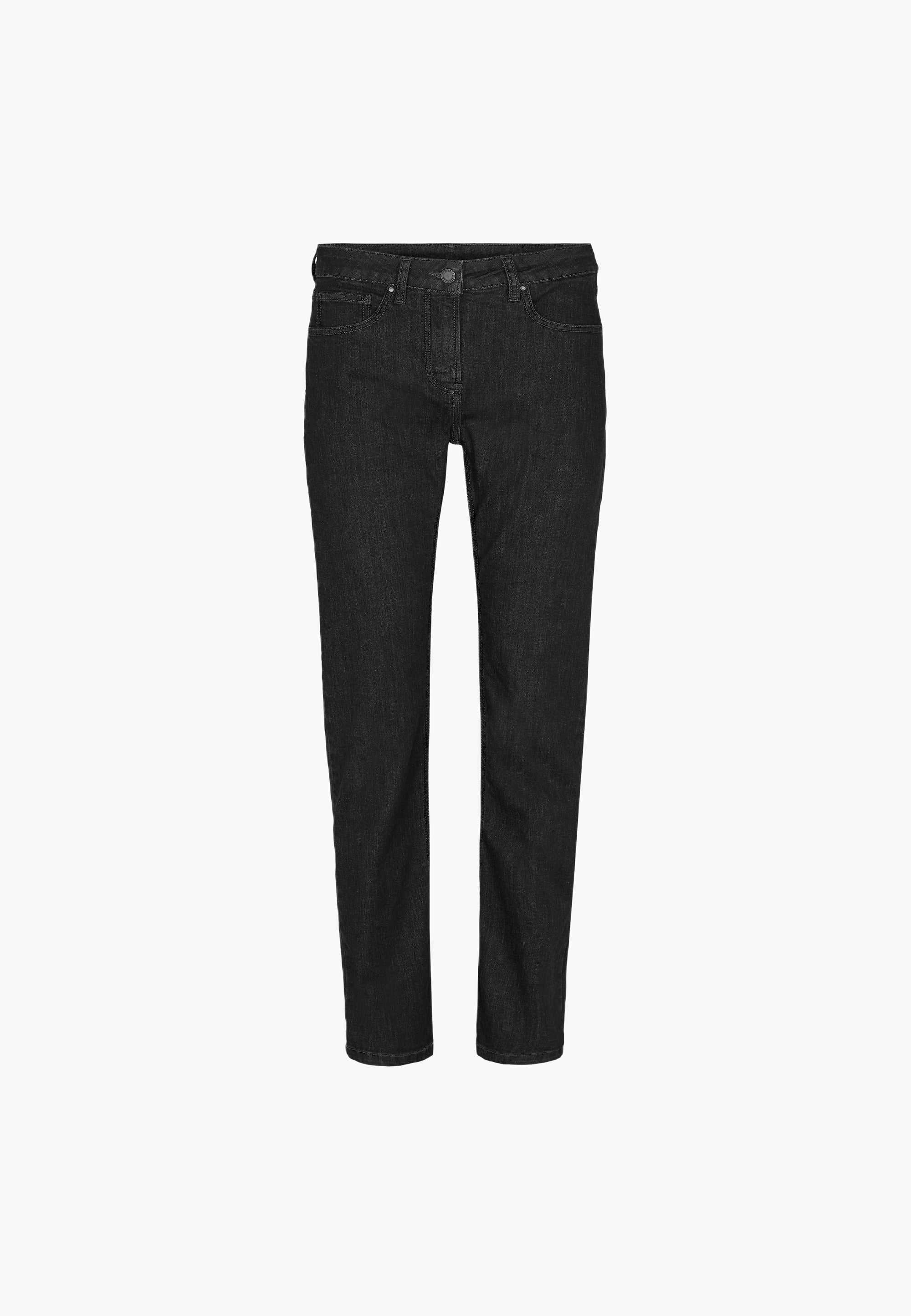 LAURIE Charlotte Regular - Medium Length - Ecolabel Regular 99520 Washed Black Denim
