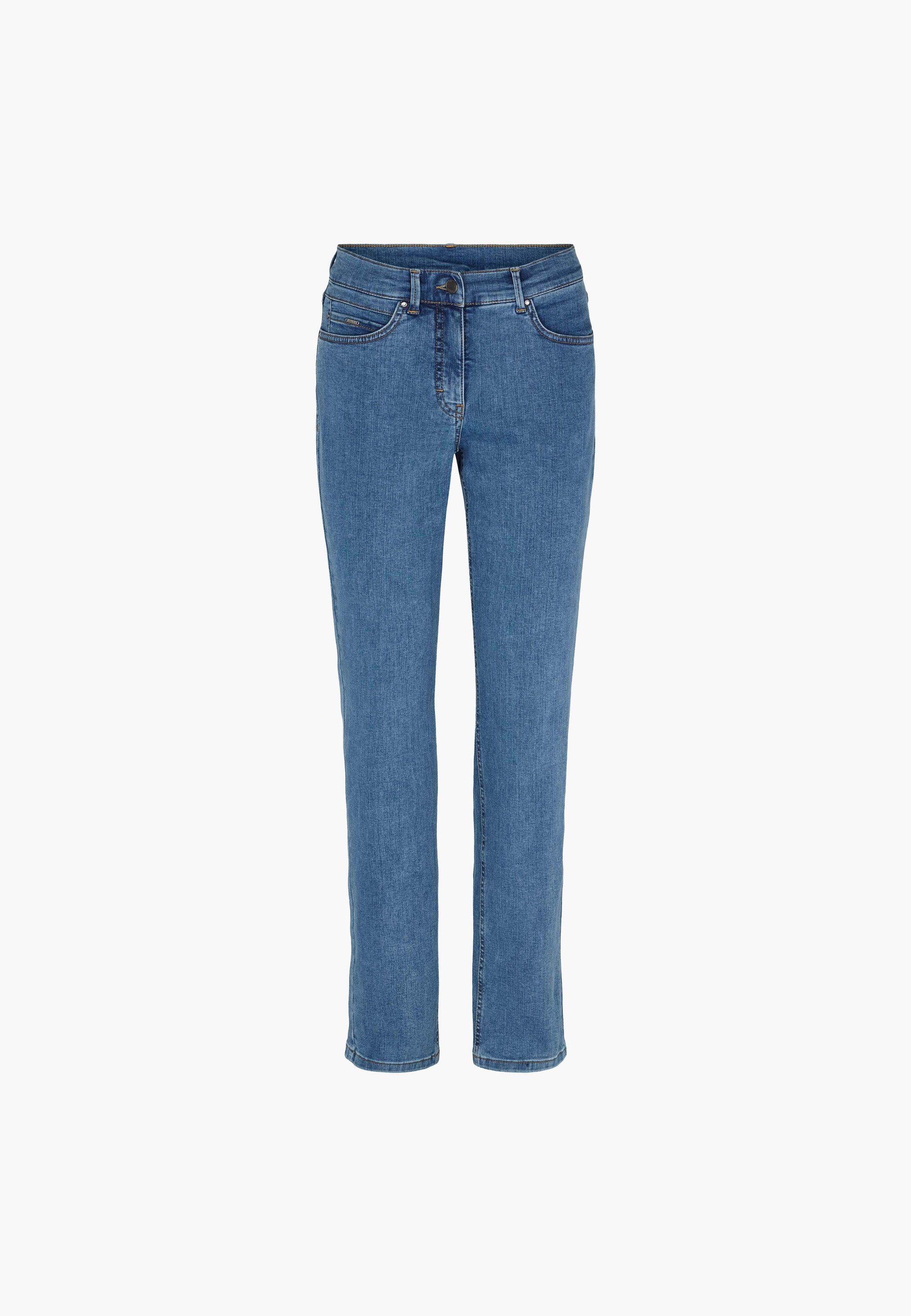 LAURIE  Christie Regular - Medium Length Trousers REGULAR 43504 Blue Denim