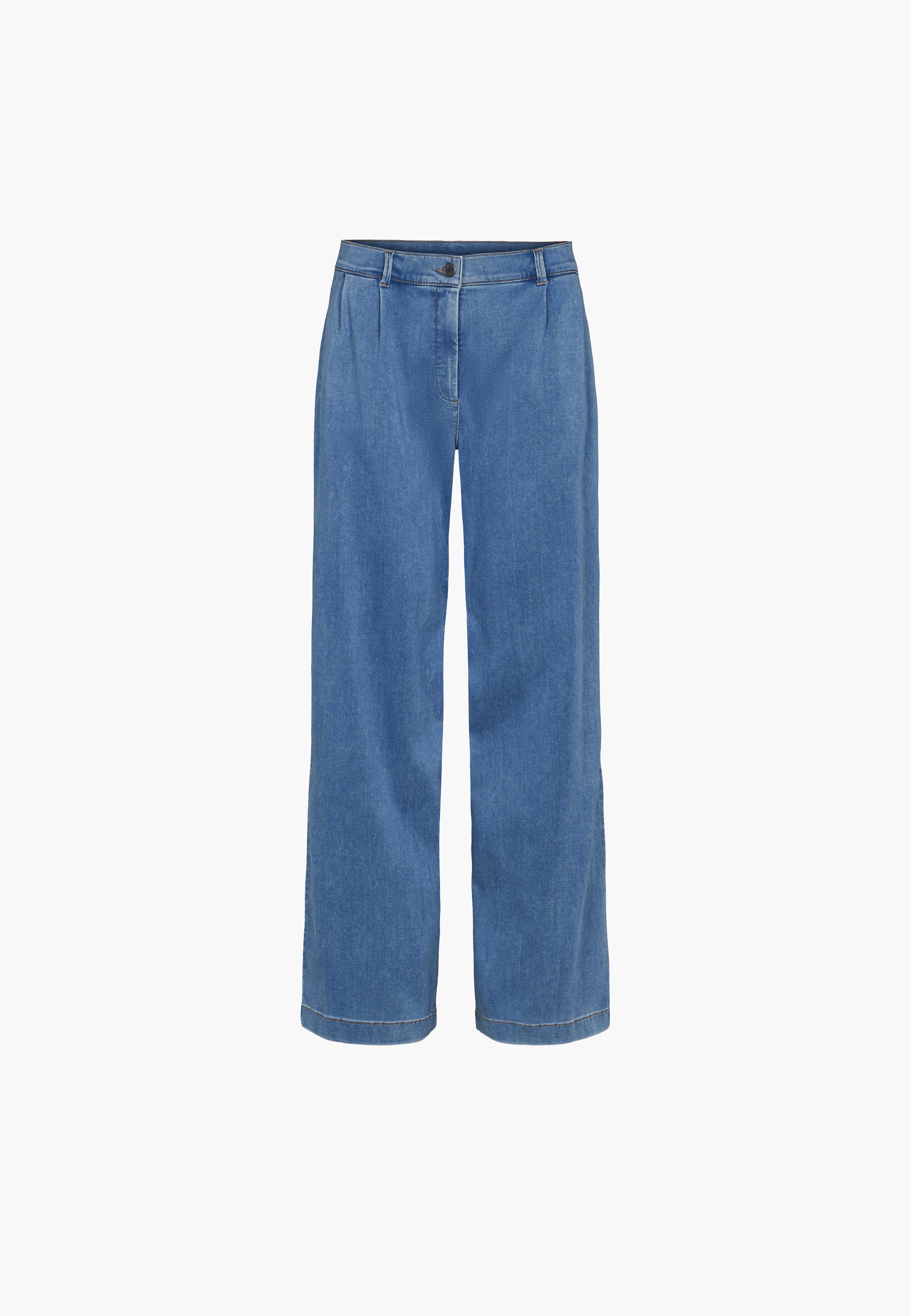 LAURIE Debbie Loose - Medium Length Loose 44399 Washed Blue Denim