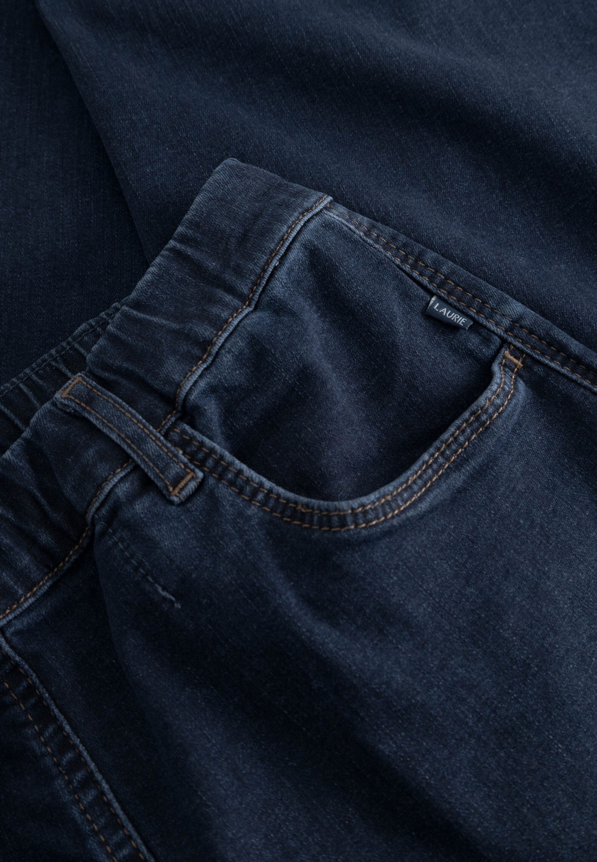 LAURIE Donna Loose - Medium Length Loose 40513 Dark Blue Denim