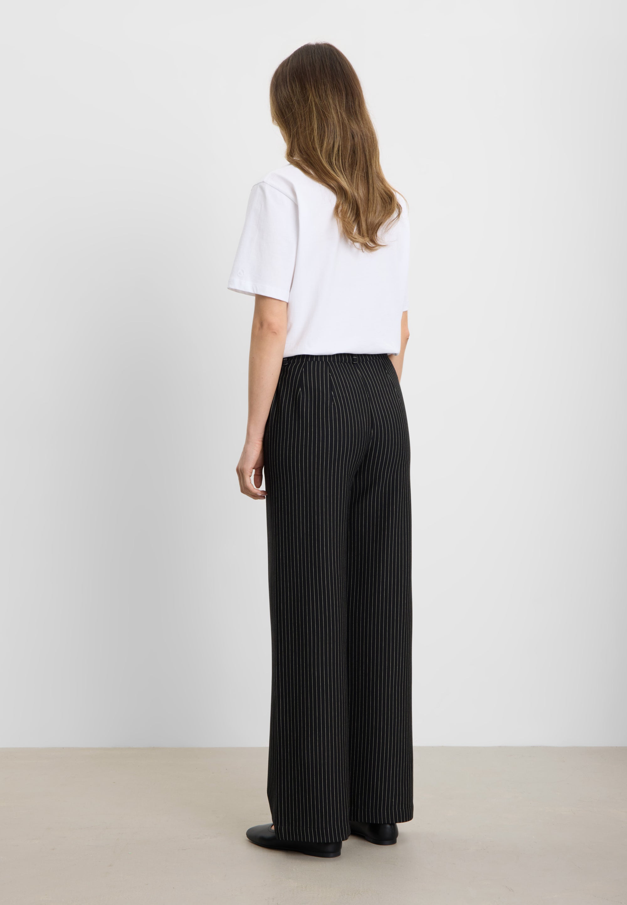 LAURIE Donna Loose - Medium Length Loose 99027 Black Stripe Brushed