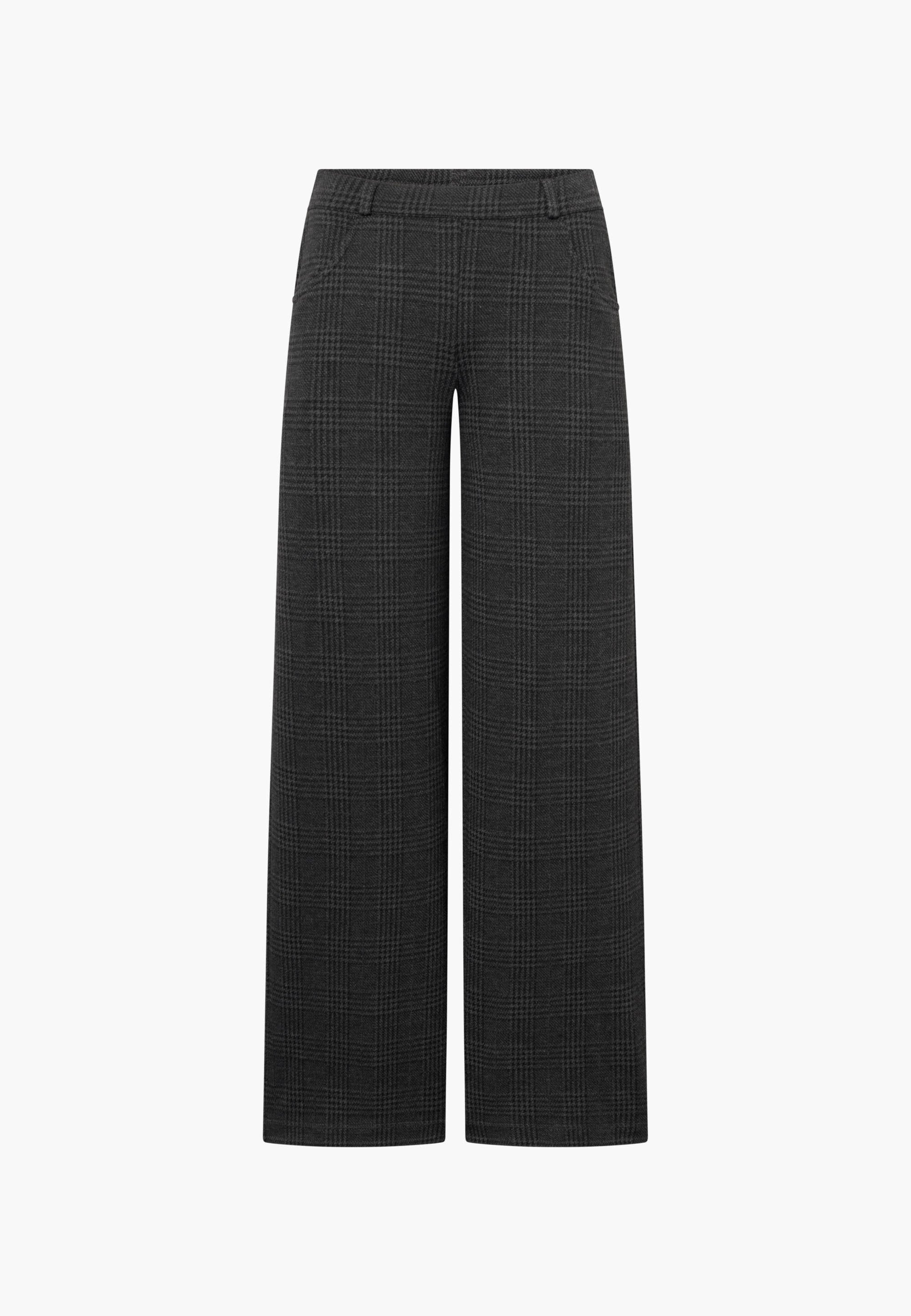 LAURIE Donna Loose - Medium Length Loose 97099 Anthracite Check