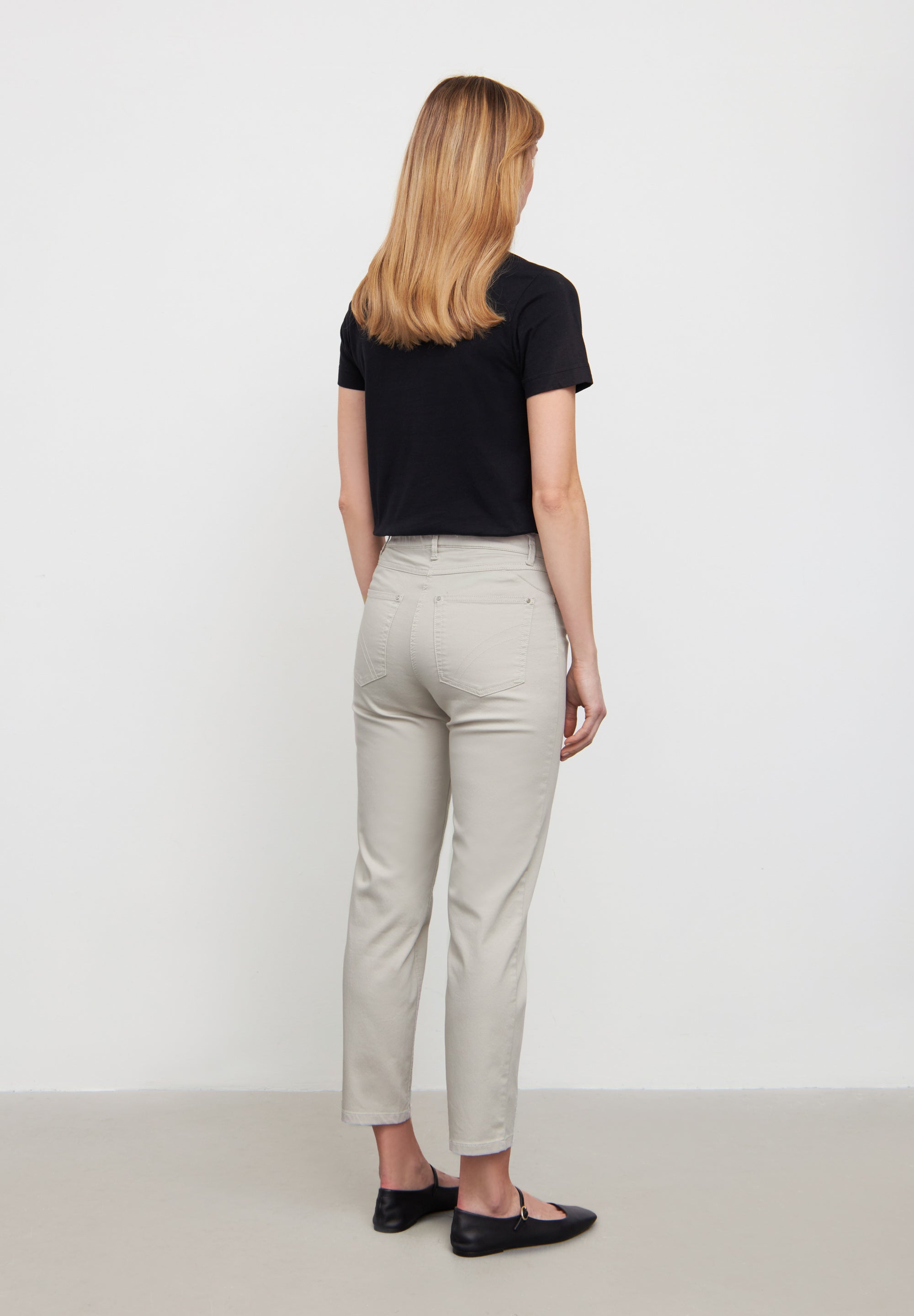 LAURIE  Hannah Regular - Extra Short Length Trousers REGULAR 25000 Grey Sand