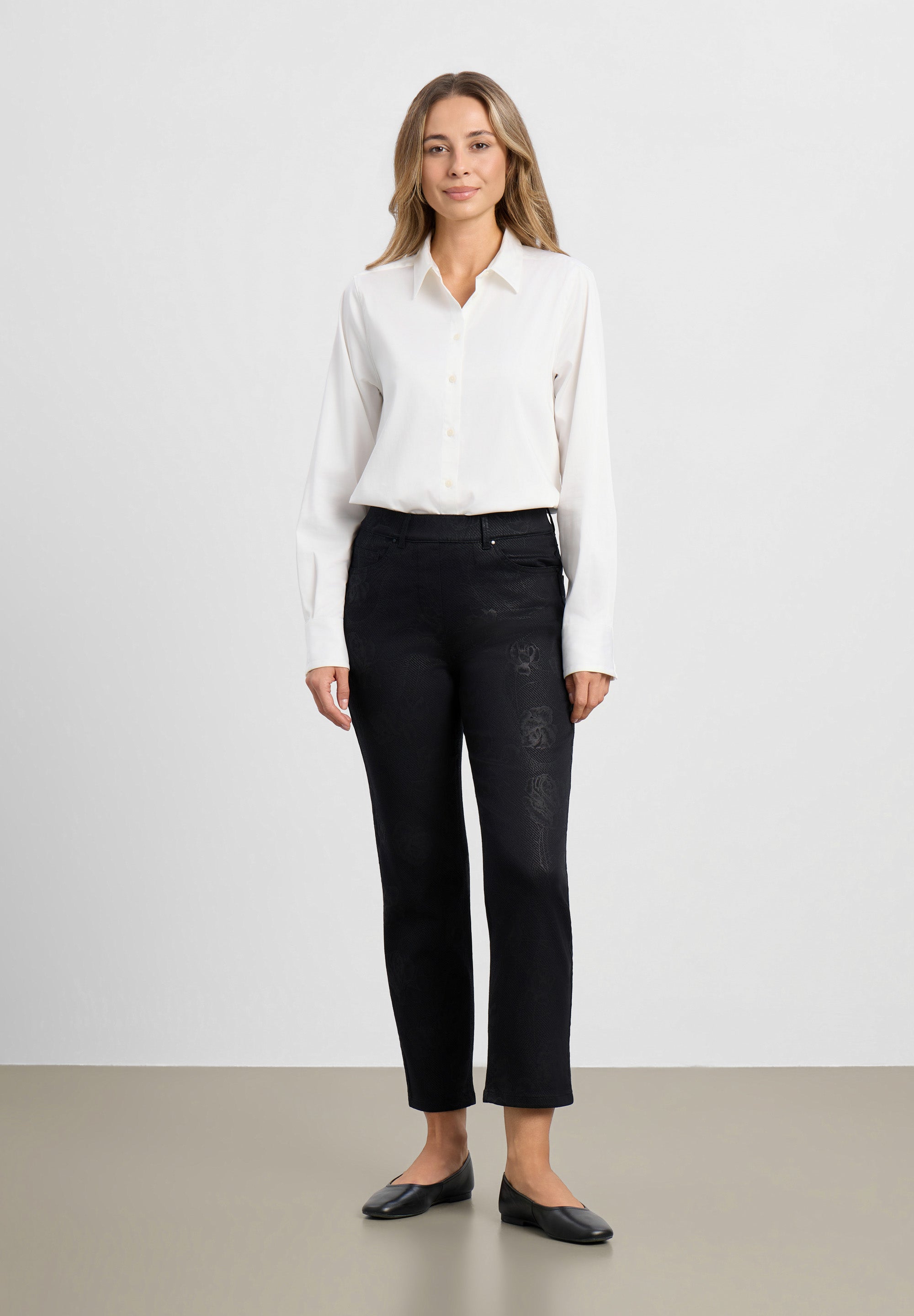 LAURIE Hannah Regular XSL Regular 99142 Black Bloom Print