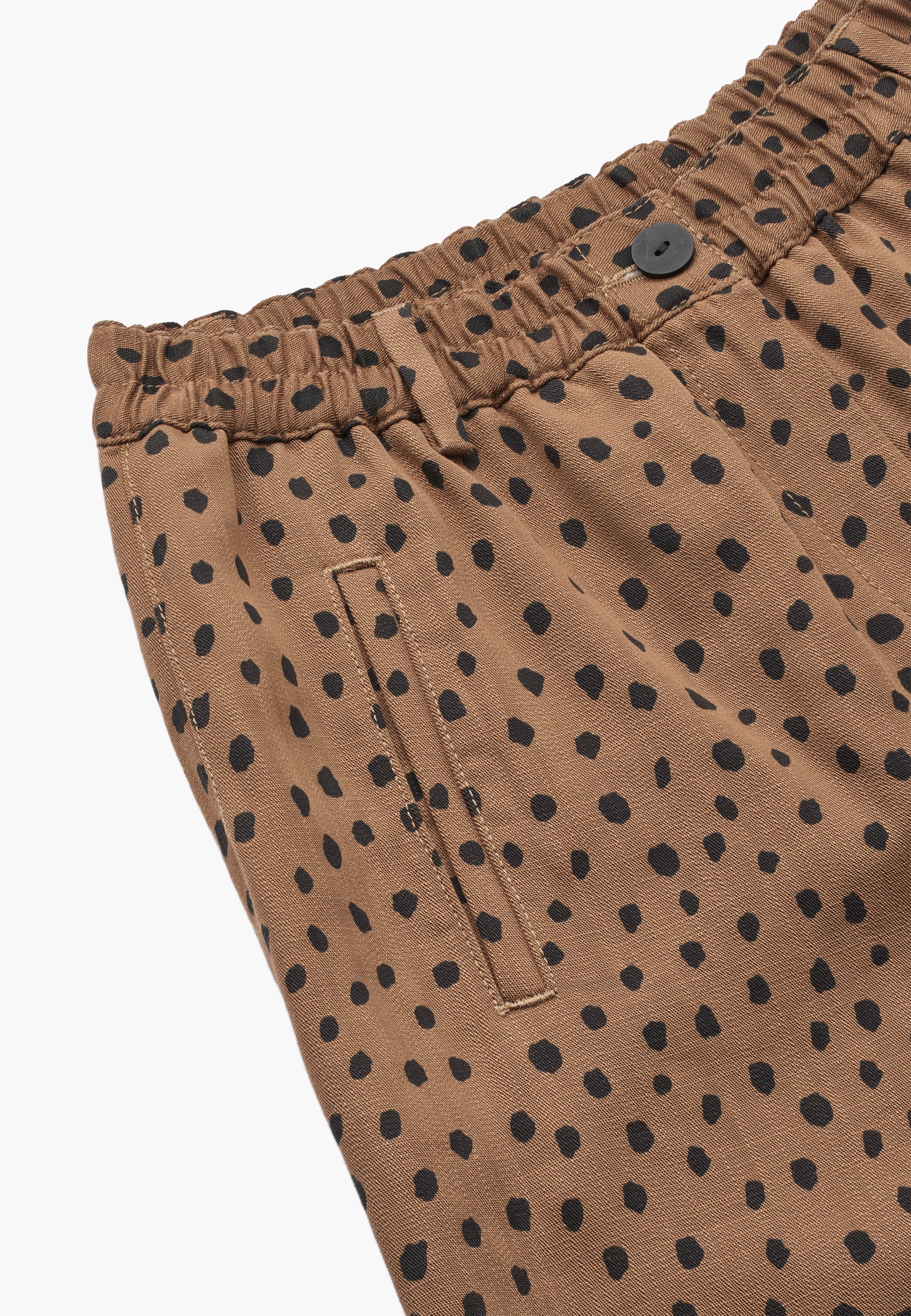 LAURIE Hilde Loose Crop Loose 81010 Camel Print