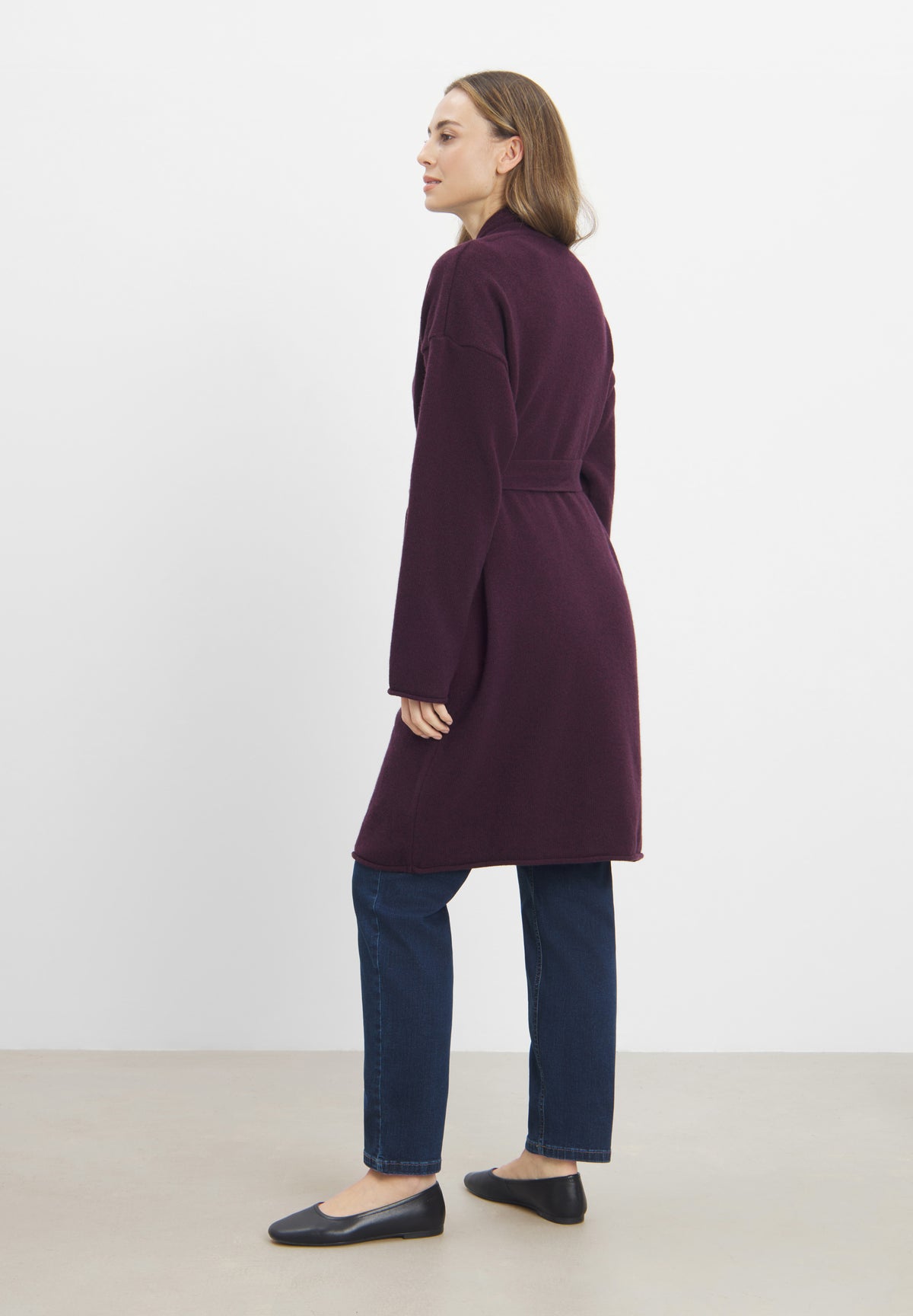 LAURIE Iris Cardigan Knitwear 66000 Zinfandel