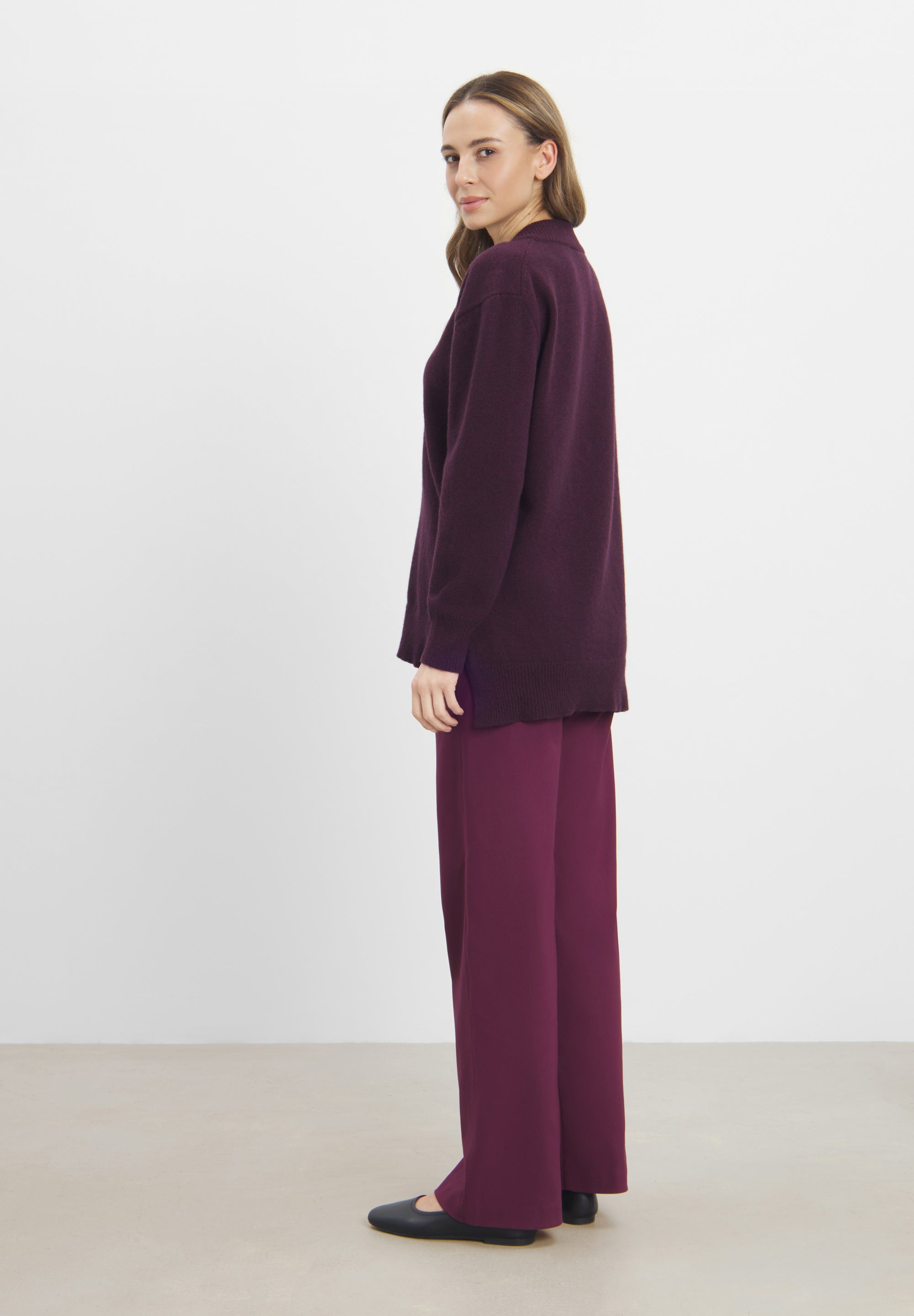 LAURIE Iza Sweater Knitwear 66000 Zinfandel