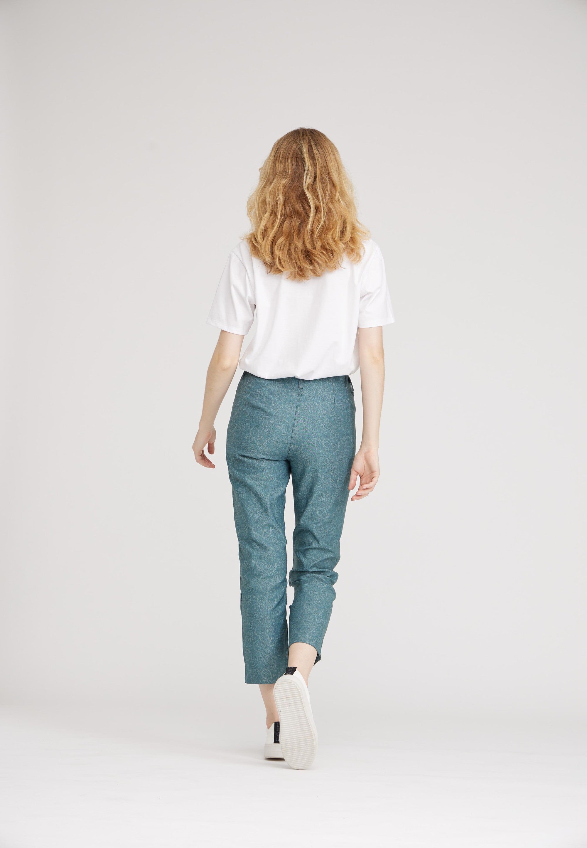 LAURIE Kelly - Crop Regular 51015 Emerald Green Print