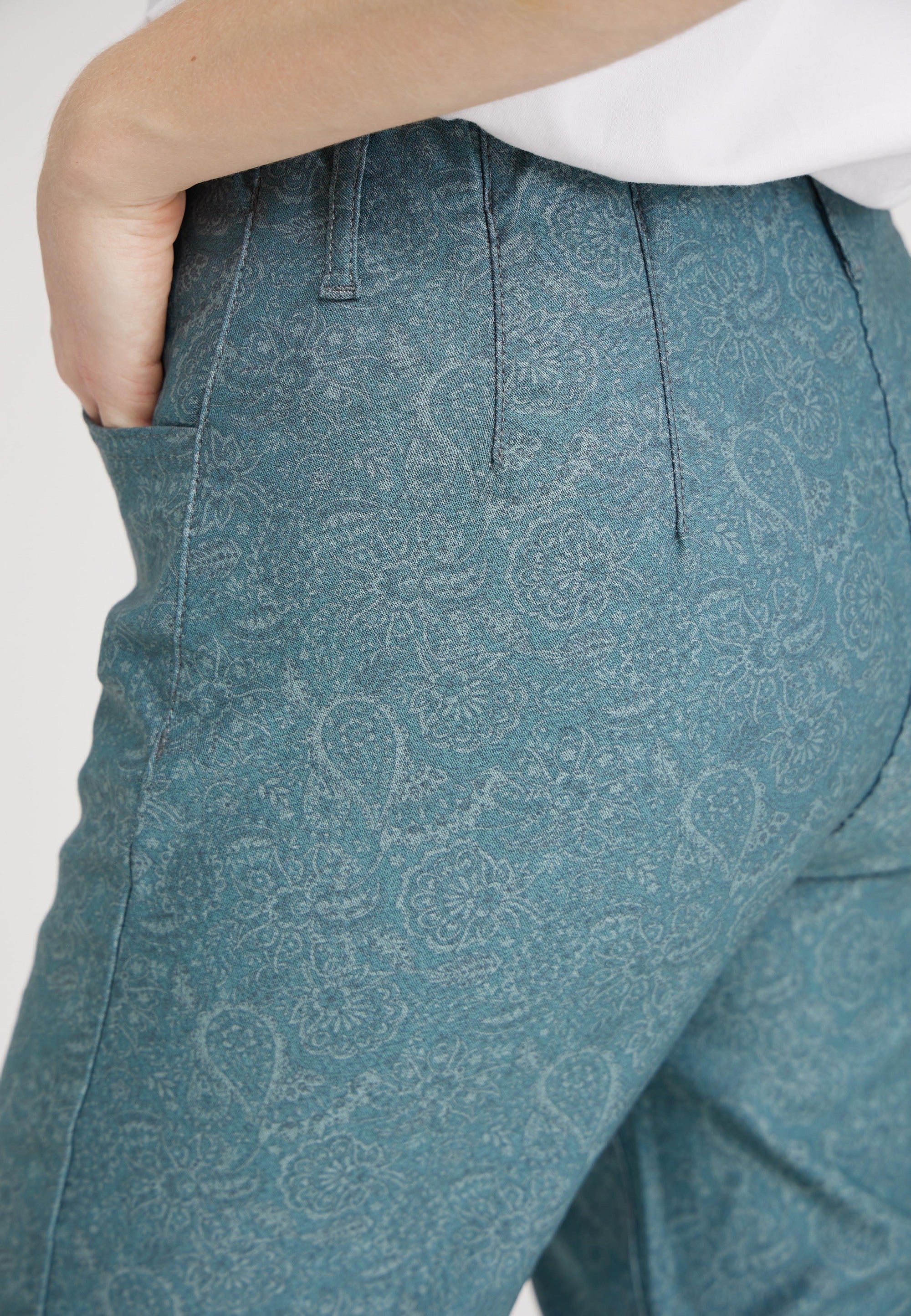LAURIE Kelly - Crop Regular 51015 Emerald Green Print