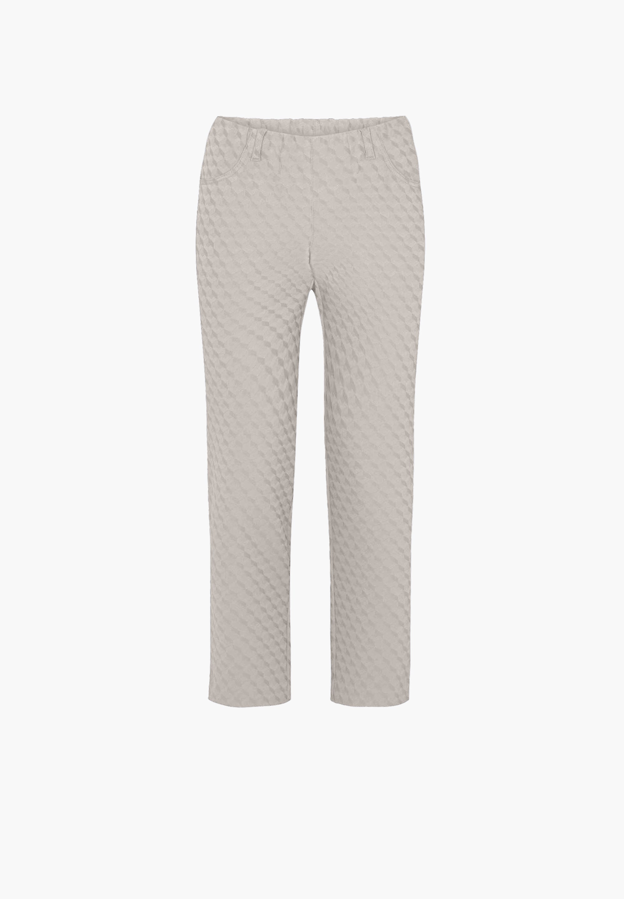 LAURIE Kelly Regular Crop Regular 25603 Grey Sand Jacquard