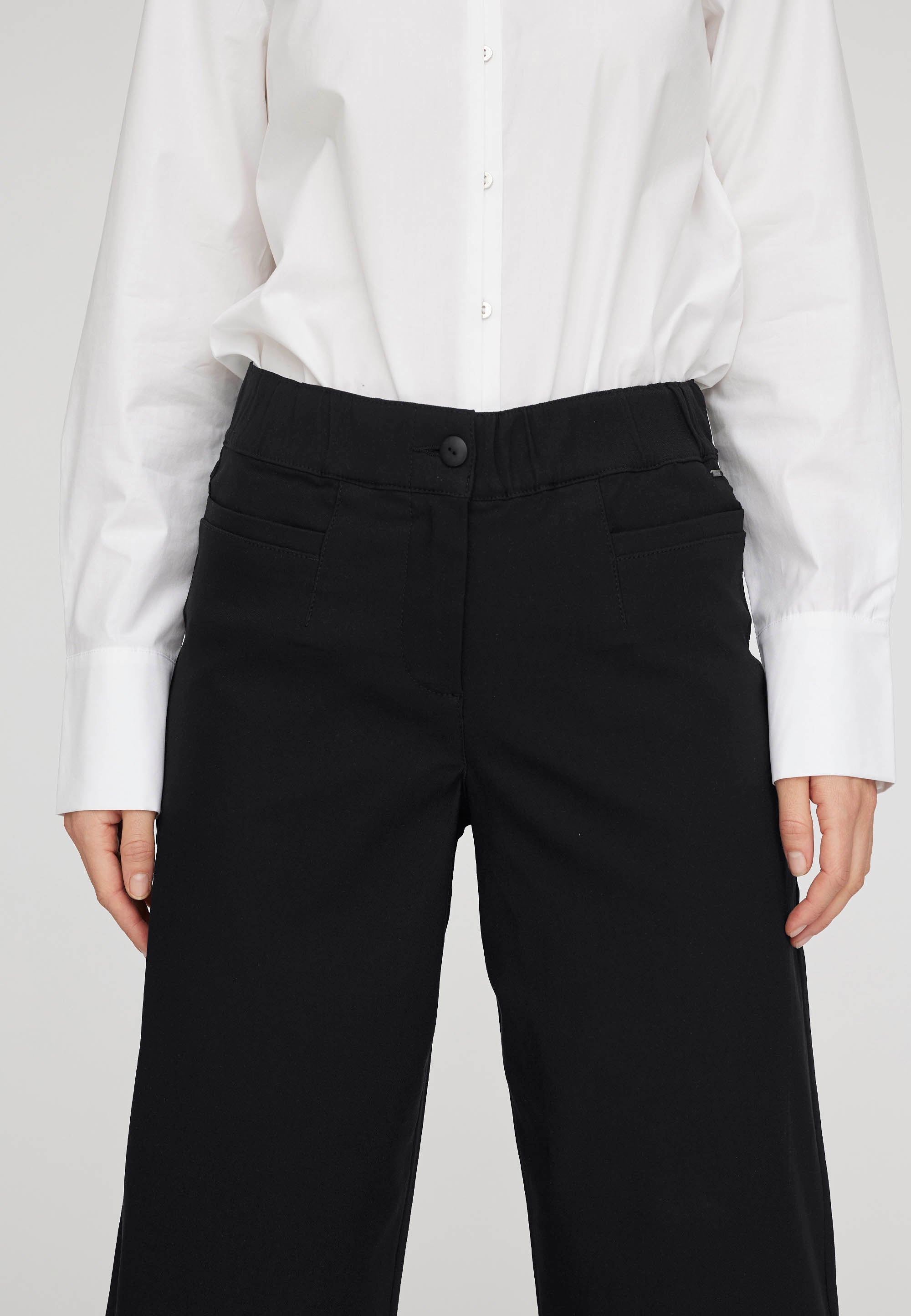 LAURIE Lester Loose - Cropped Loose 99128 Black