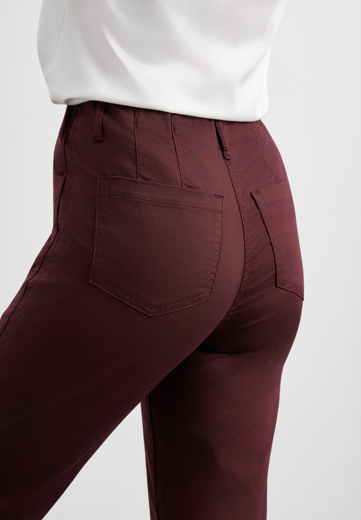 LAURIE Patricia Regular - Cropped Regular 68000 Dark Plum