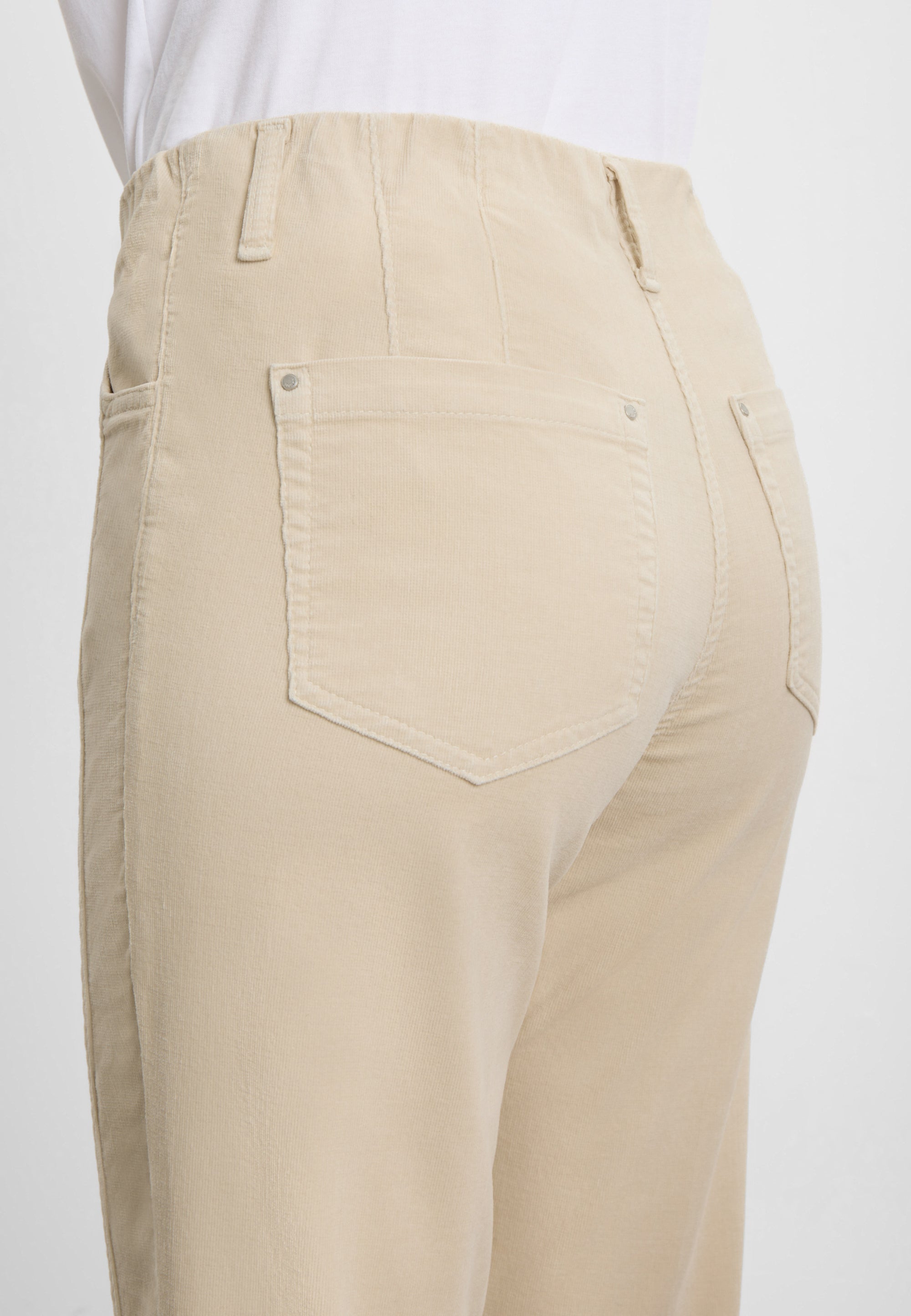 LAURIE Piper Pure Regular Corduroy - Cropped Regular 13000 Birch