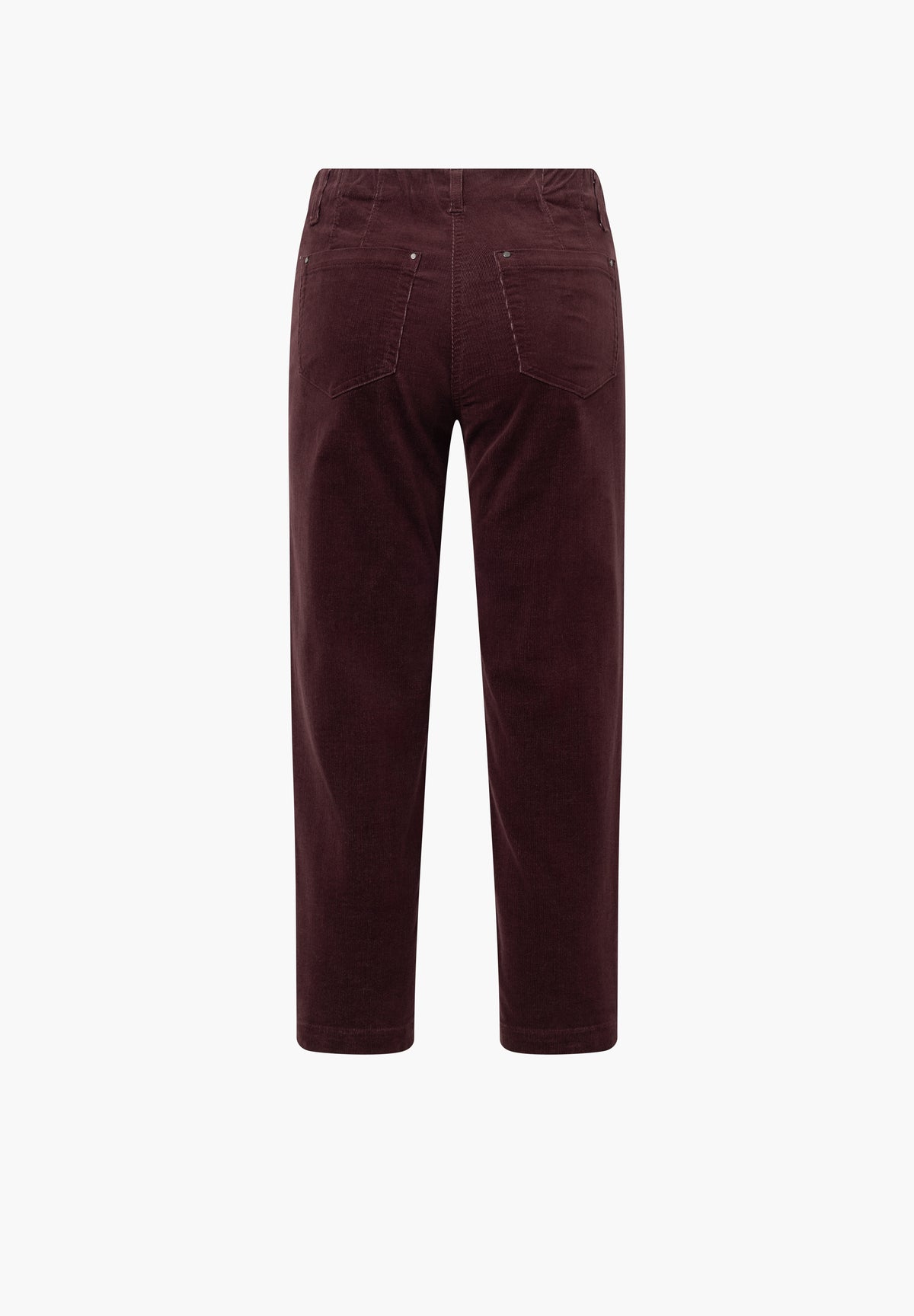 LAURIE Piper Pure Regular Corduroy - Cropped Regular 68000 Dark Plum