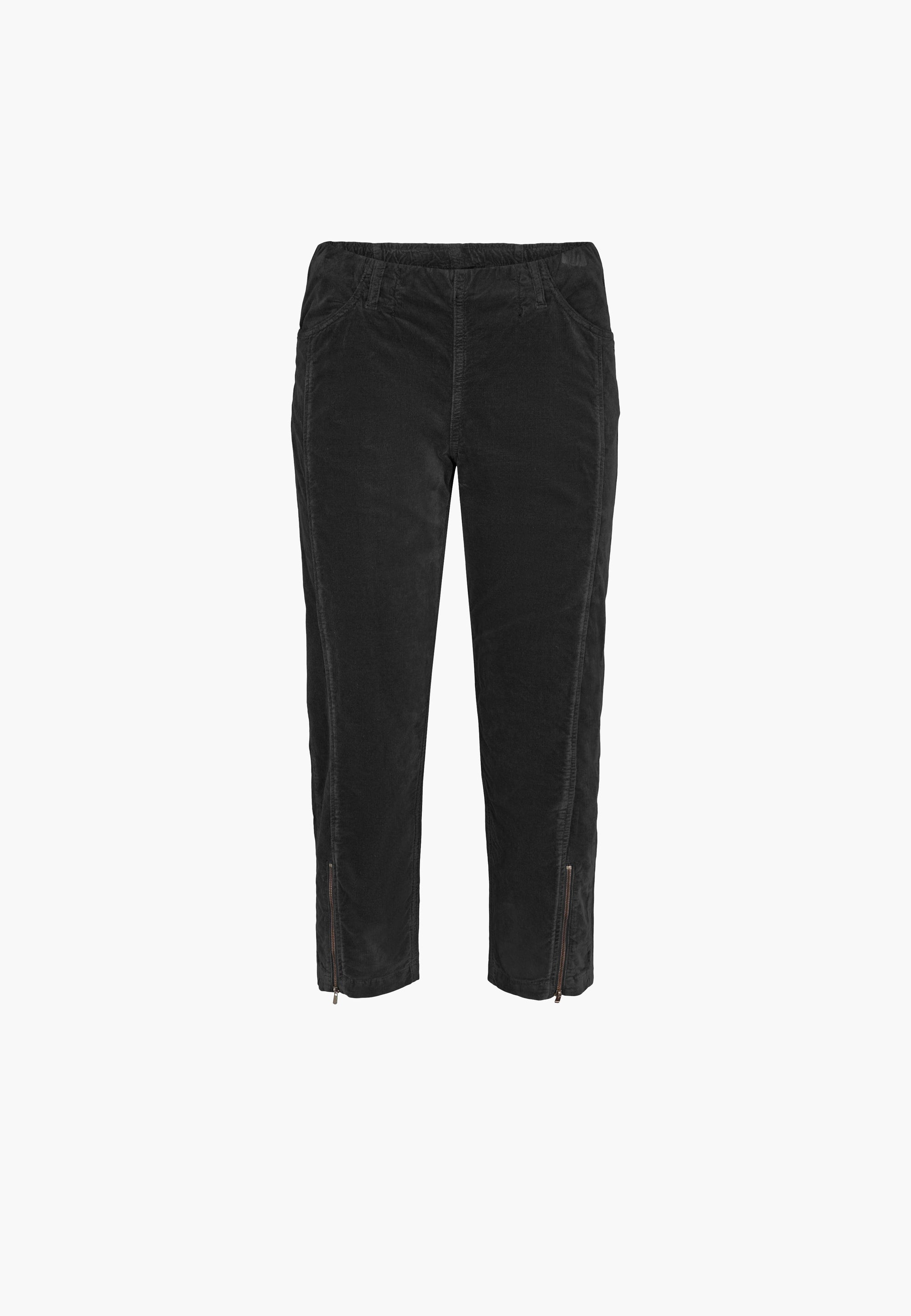LAURIE Piper Regular corduroy Crop Regular 99000 Black