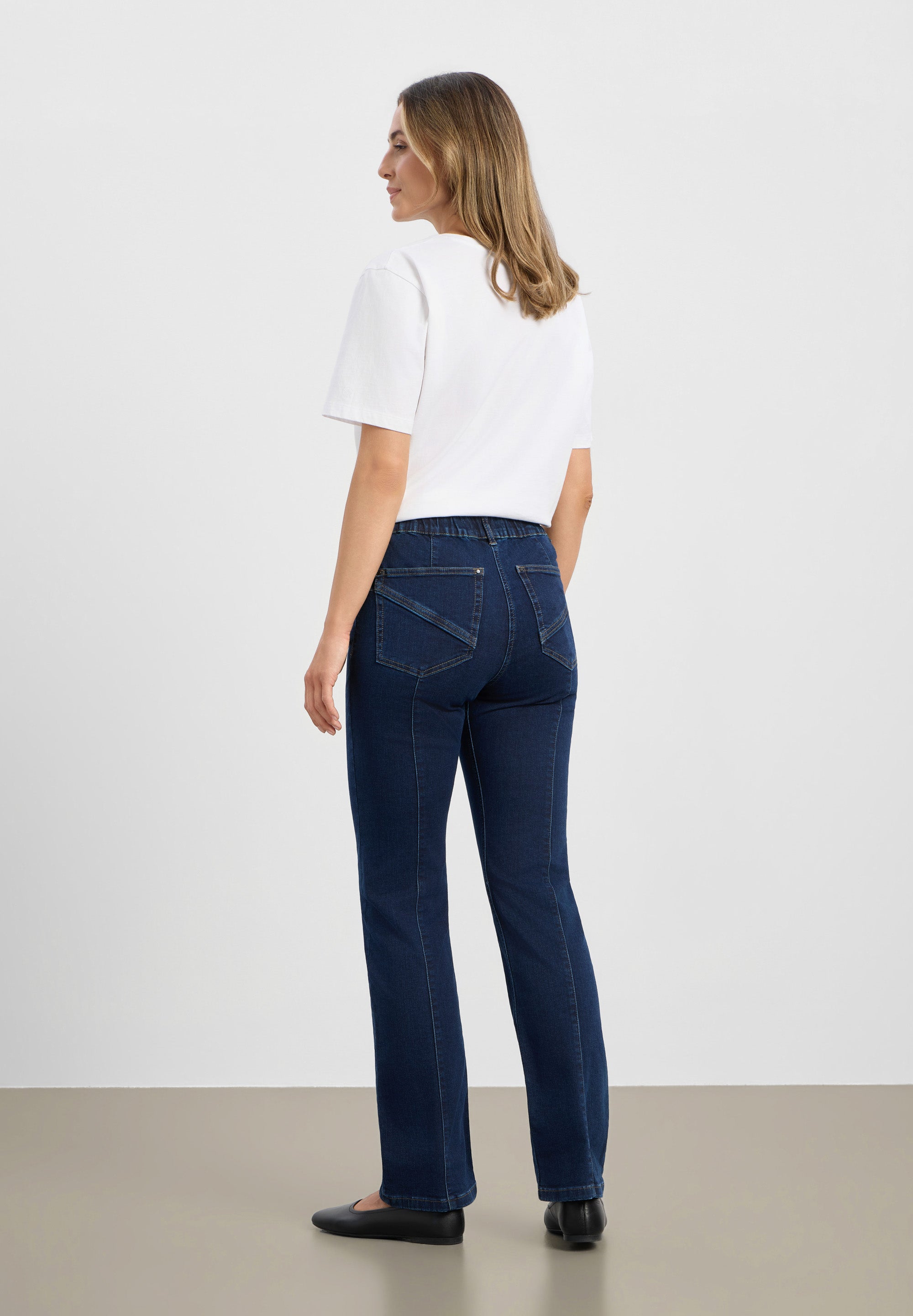 LAURIE Slender Rouge Regular - Medium Length Regular 40513 Dark Blue Denim