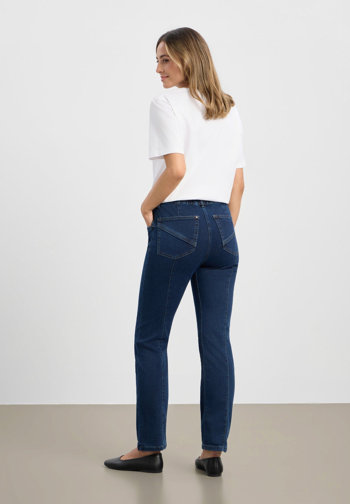 LAURIE Slender Rouge Regular - Short Length Regular 40513 Dark Blue Denim