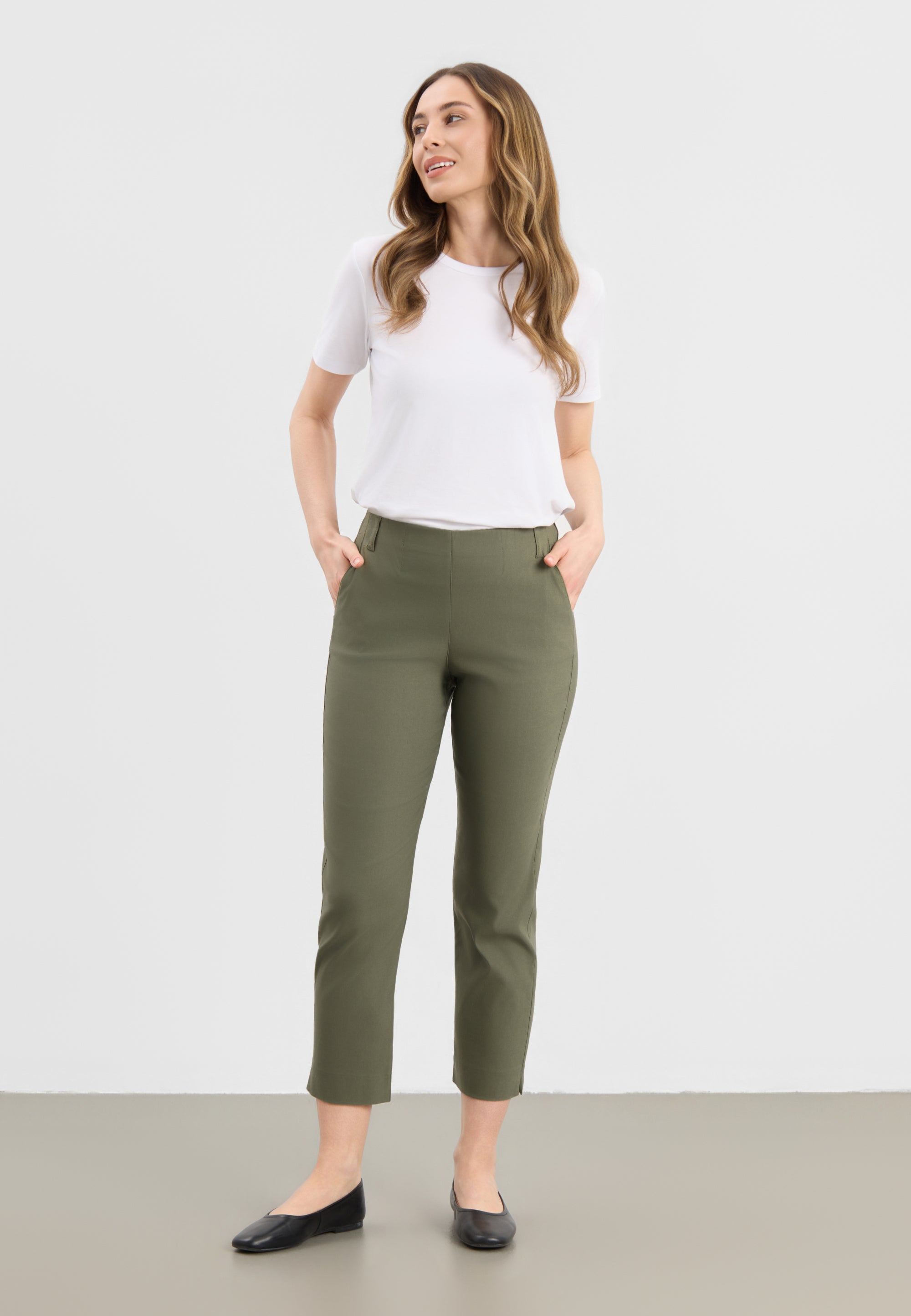 LAURIE Taylor Regular Crop Regular 55100 Khaki