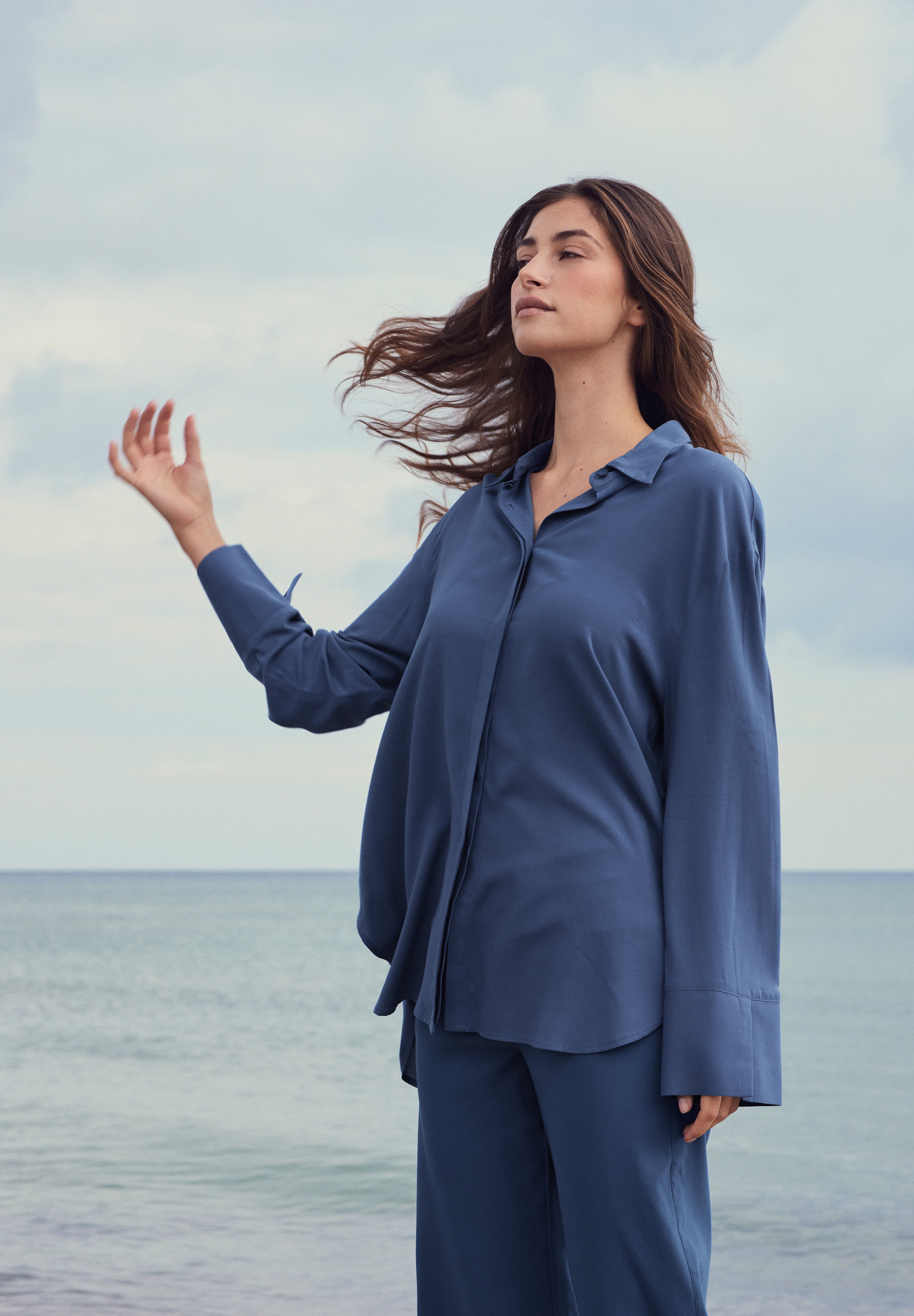 LAURIE Veronica Shirt Shirts 47000 Nordic Blue