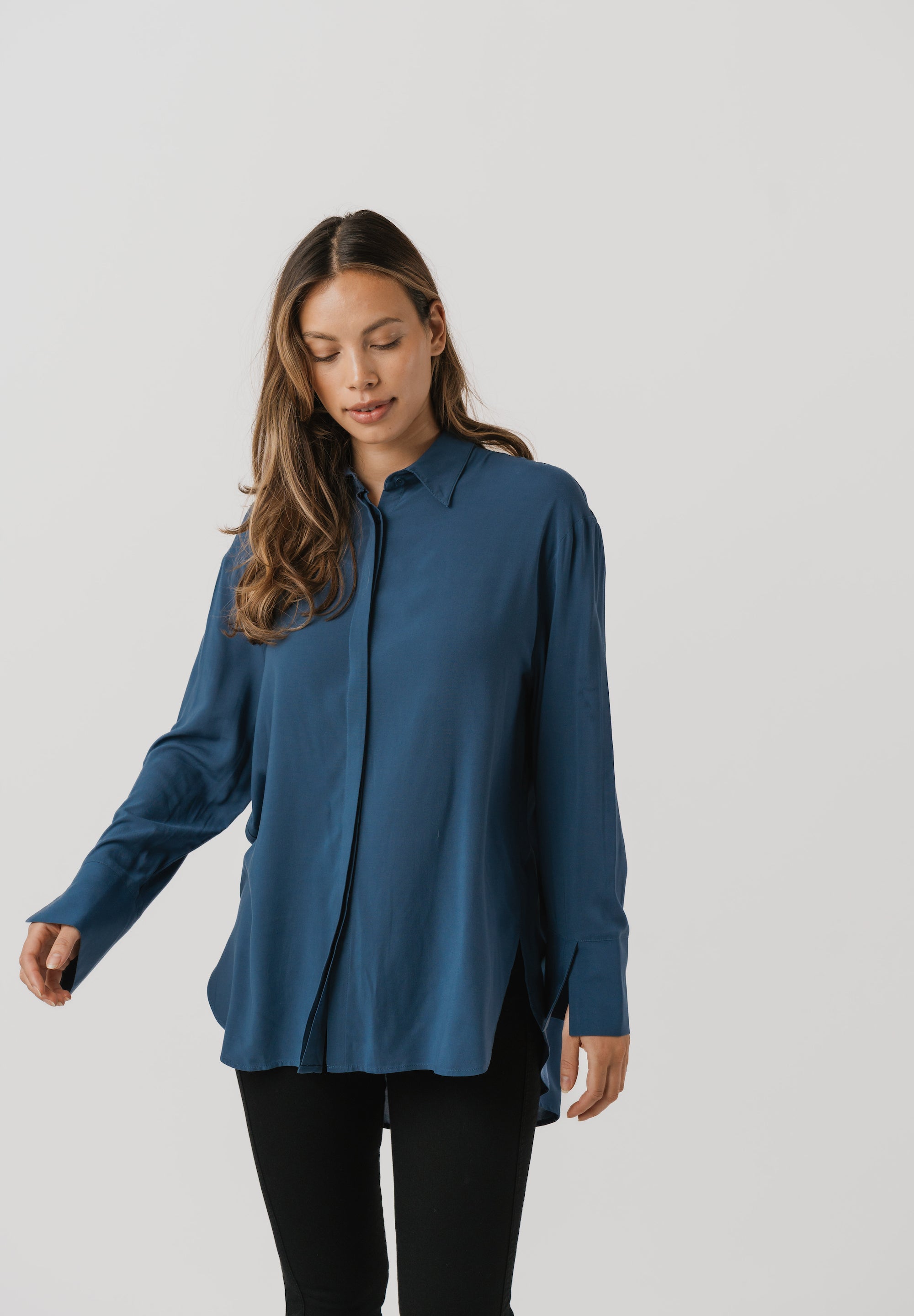 LAURIE Veronica Shirt Shirts 47000 Nordic Blue