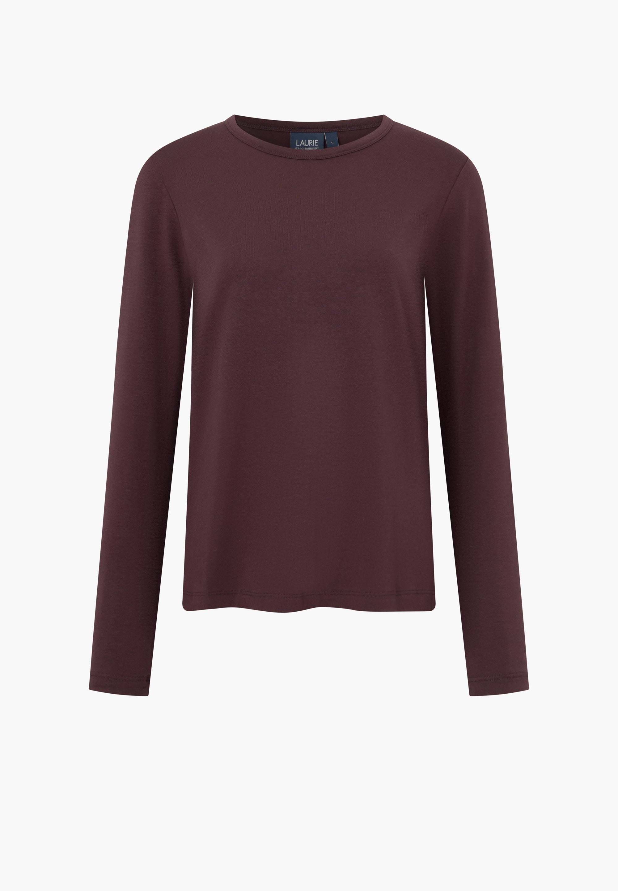LAURIE Amanda T-Shirt LS Shirts 68000 Dark Plum