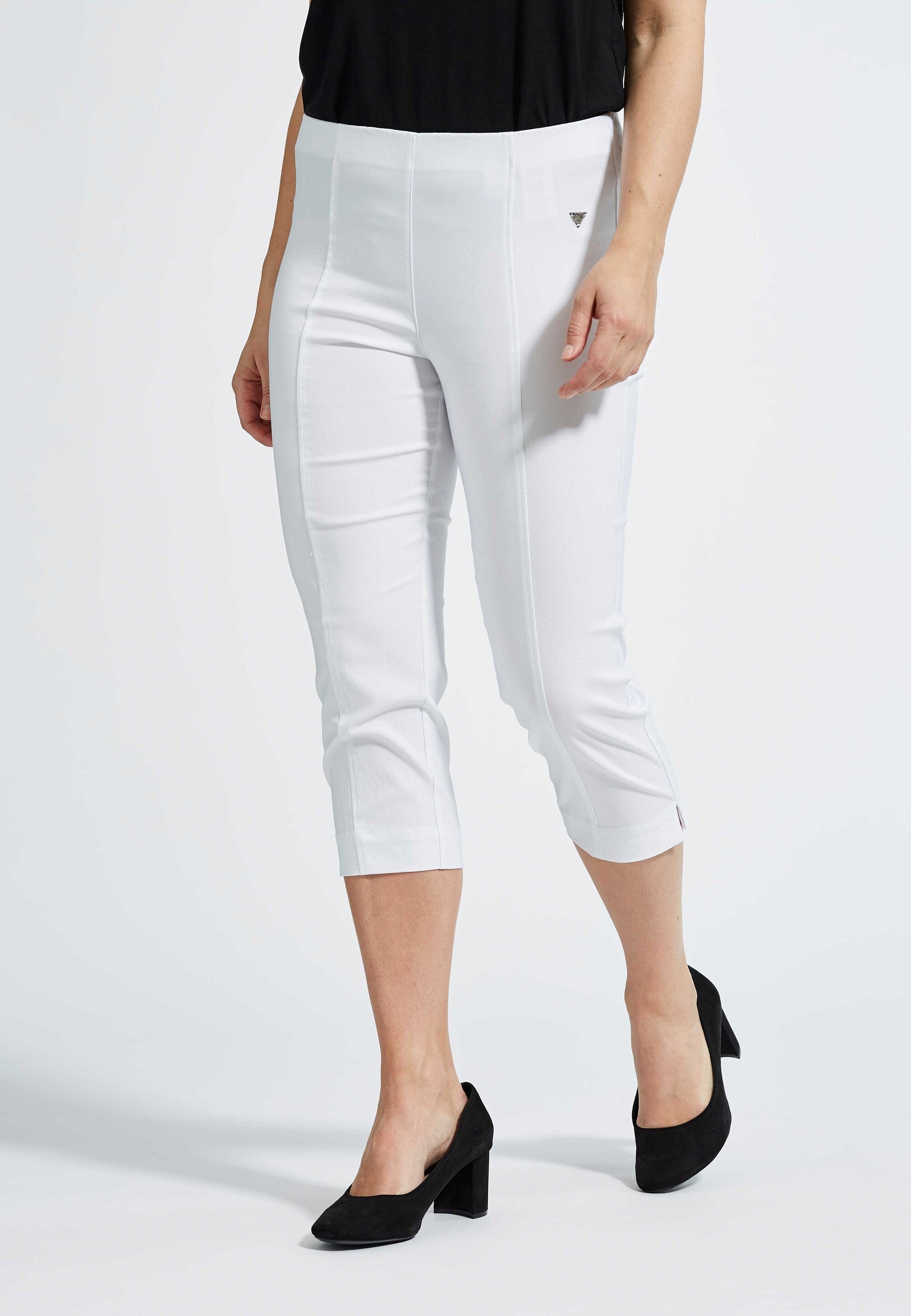 LAURIE Aubrey Slim Capri Slim 10970 White