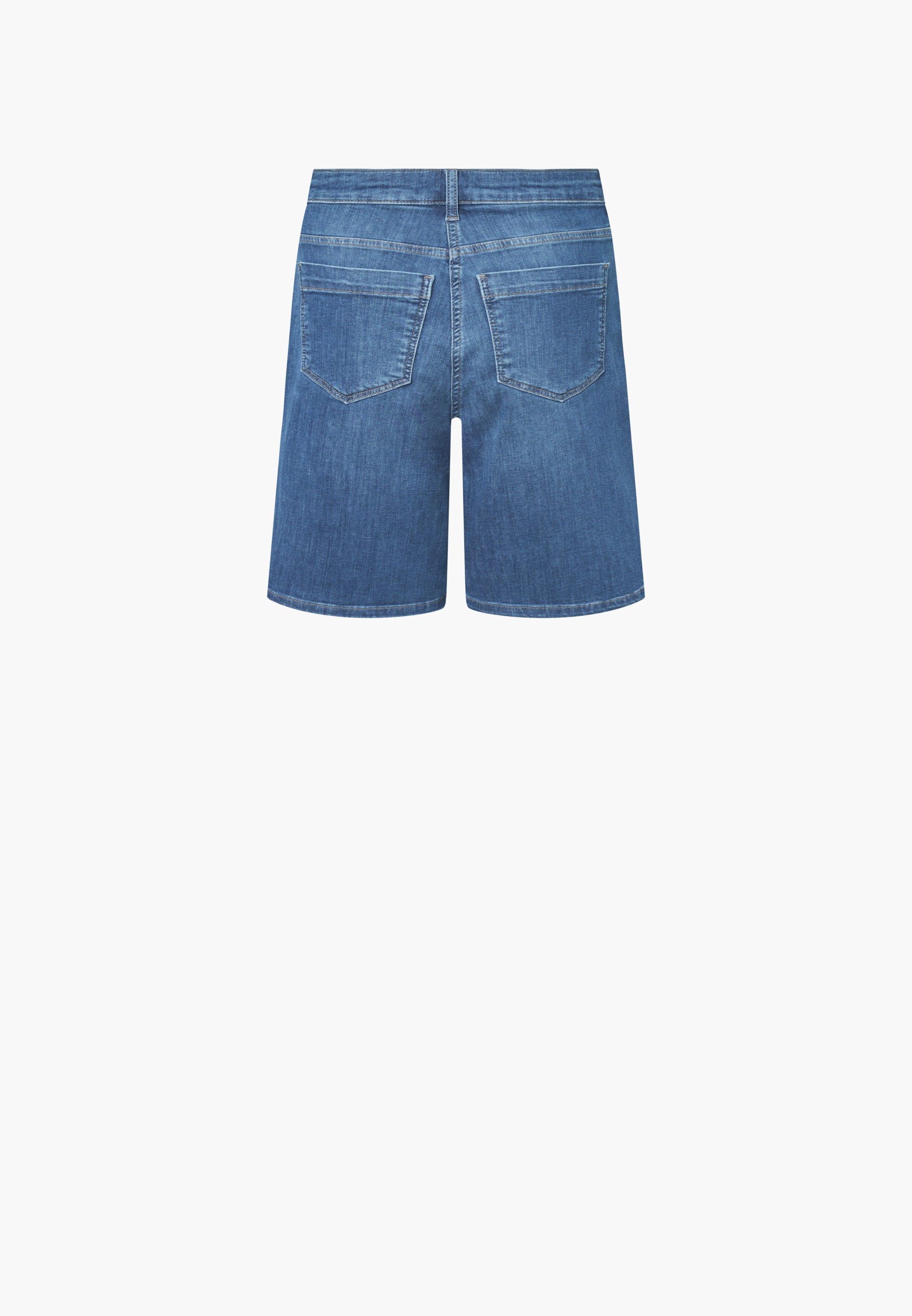LAURIE Carol Loose Shorts Trousers LOOSE 49399 Washed Blue Denim