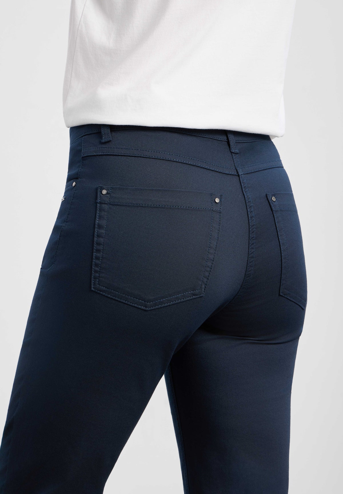 LAURIE Charlotte Capri Regular - Medium Length Regular 49000 Navy