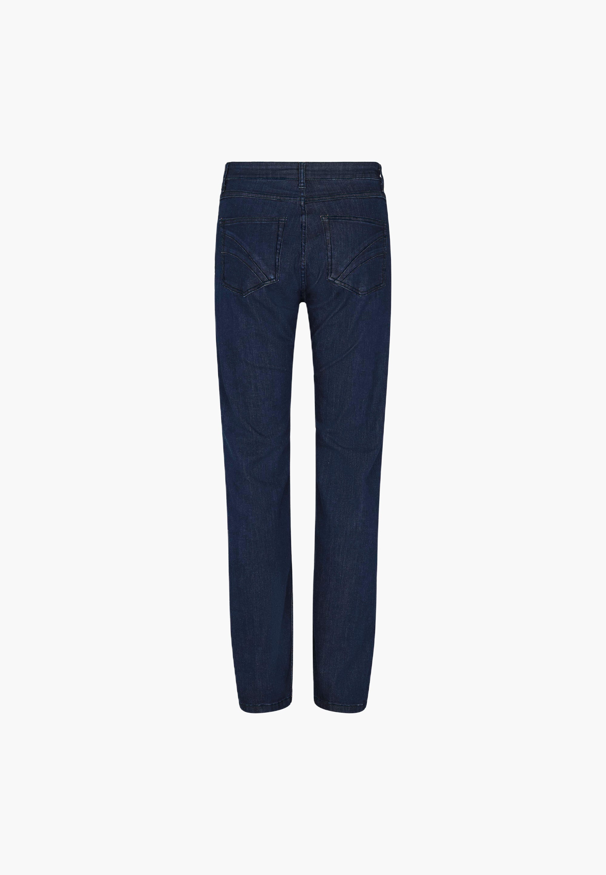 LAURIE  Charlotte Regular - Medium Length - Ecolabel Regular 49505 Dark Blue Denim