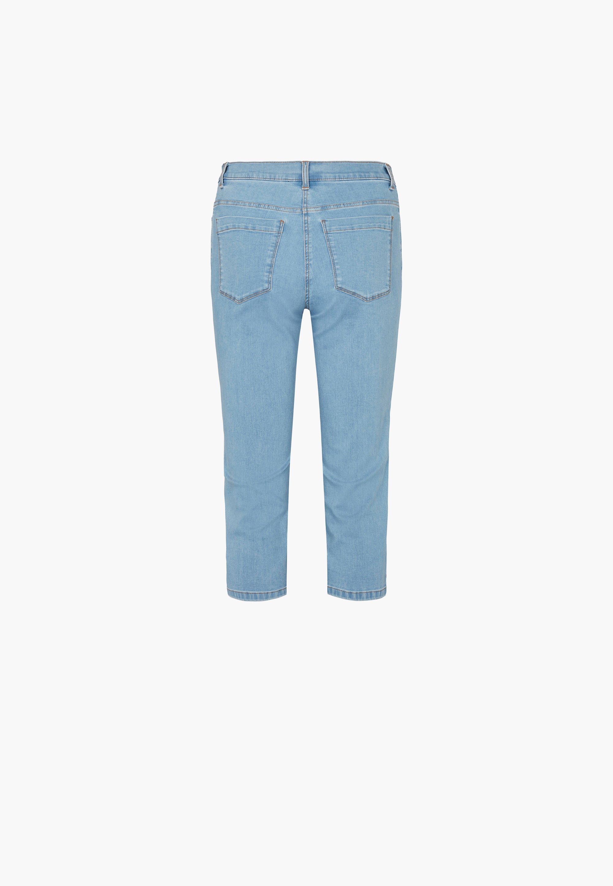LAURIE Charlotte Regular Capri Medium Length Trousers REGULAR 49301 Light Blue Denim