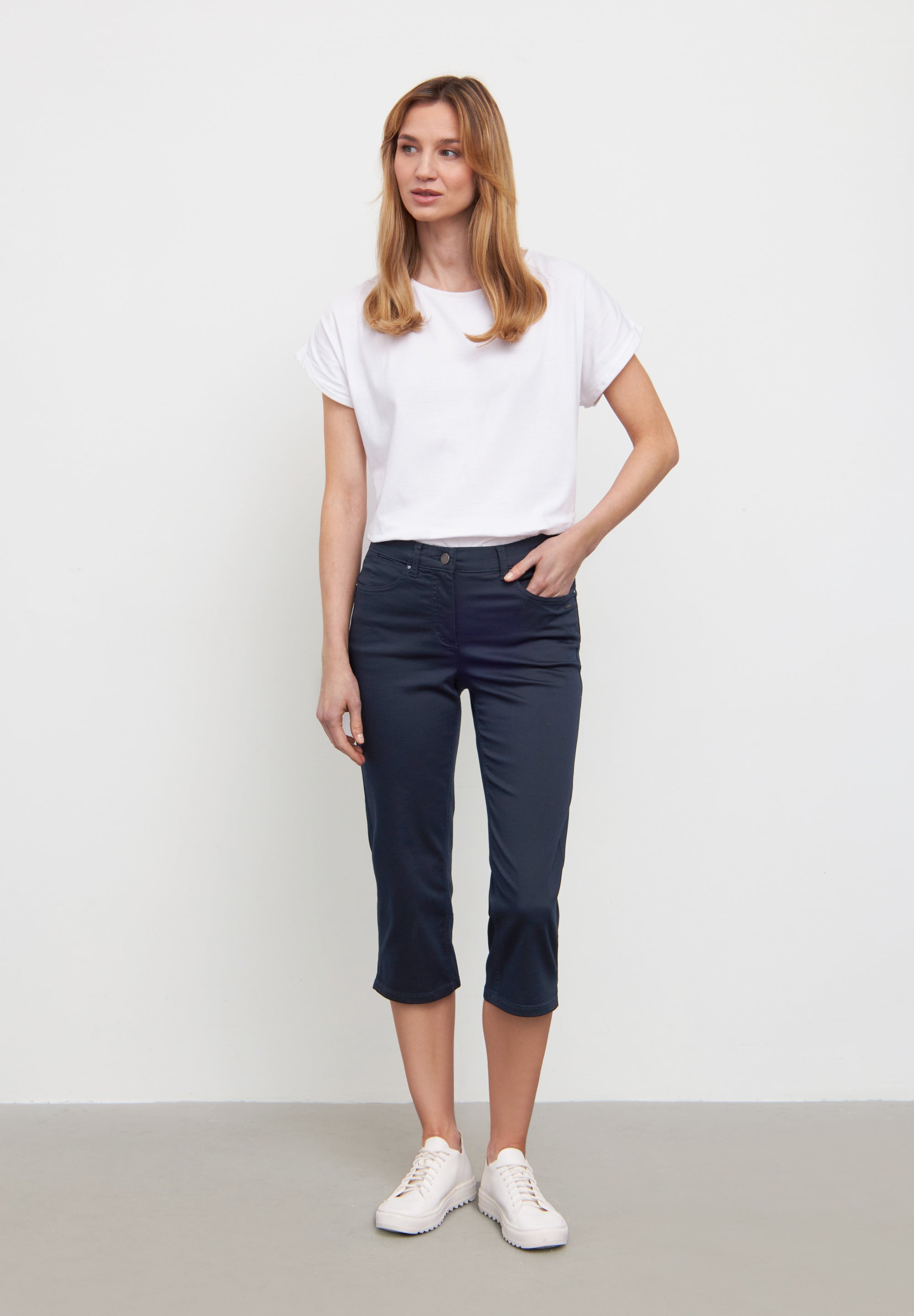 LAURIE  Charlotte Regular Capri Medium Length Regular 49200 Navy