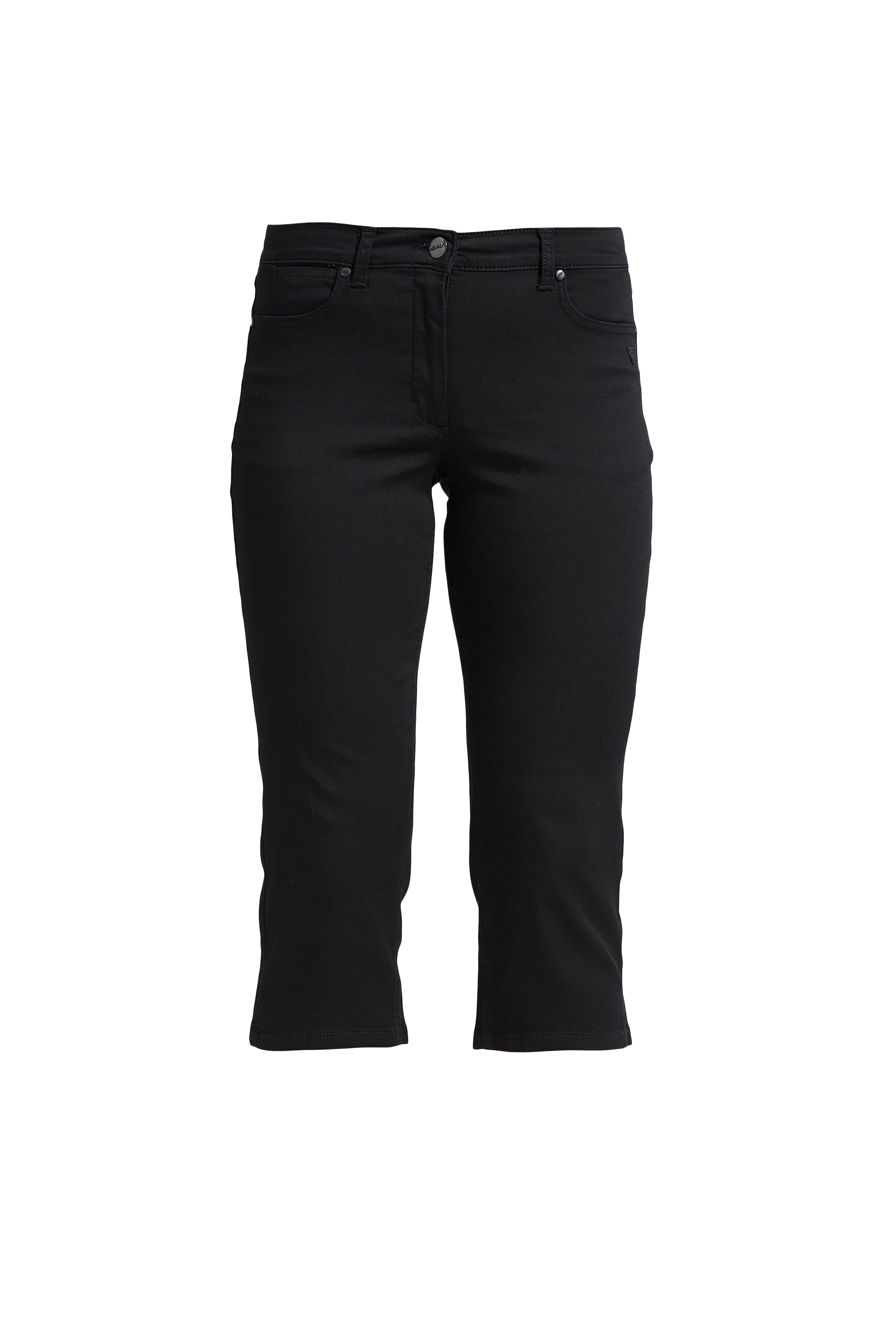 LAURIE  Charlotte Regular Capri Medium Length Trousers REGULAR 99100 Black