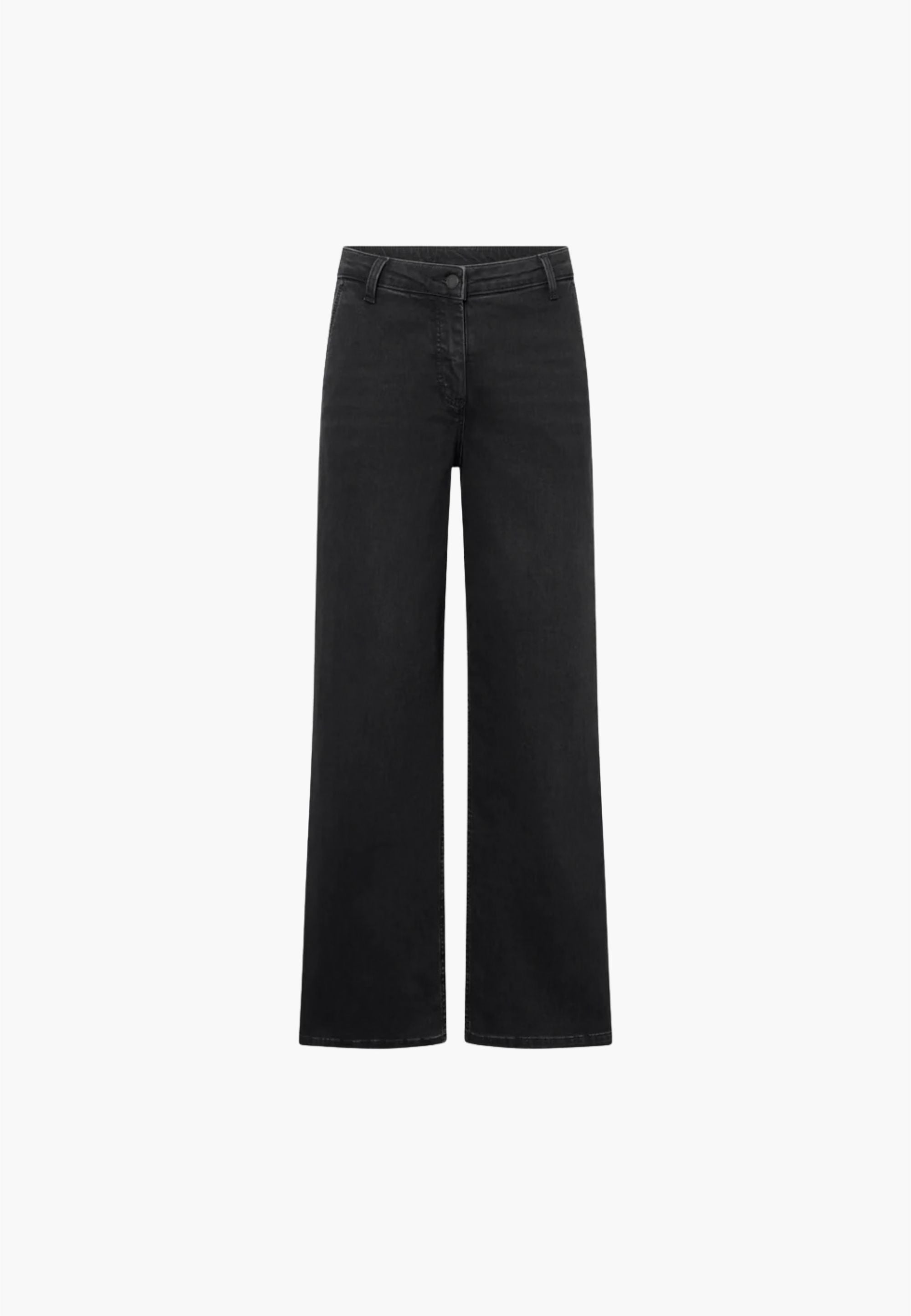 LAURIE Charm Loose - Medium Length Loose 99399 Washed Black Denim