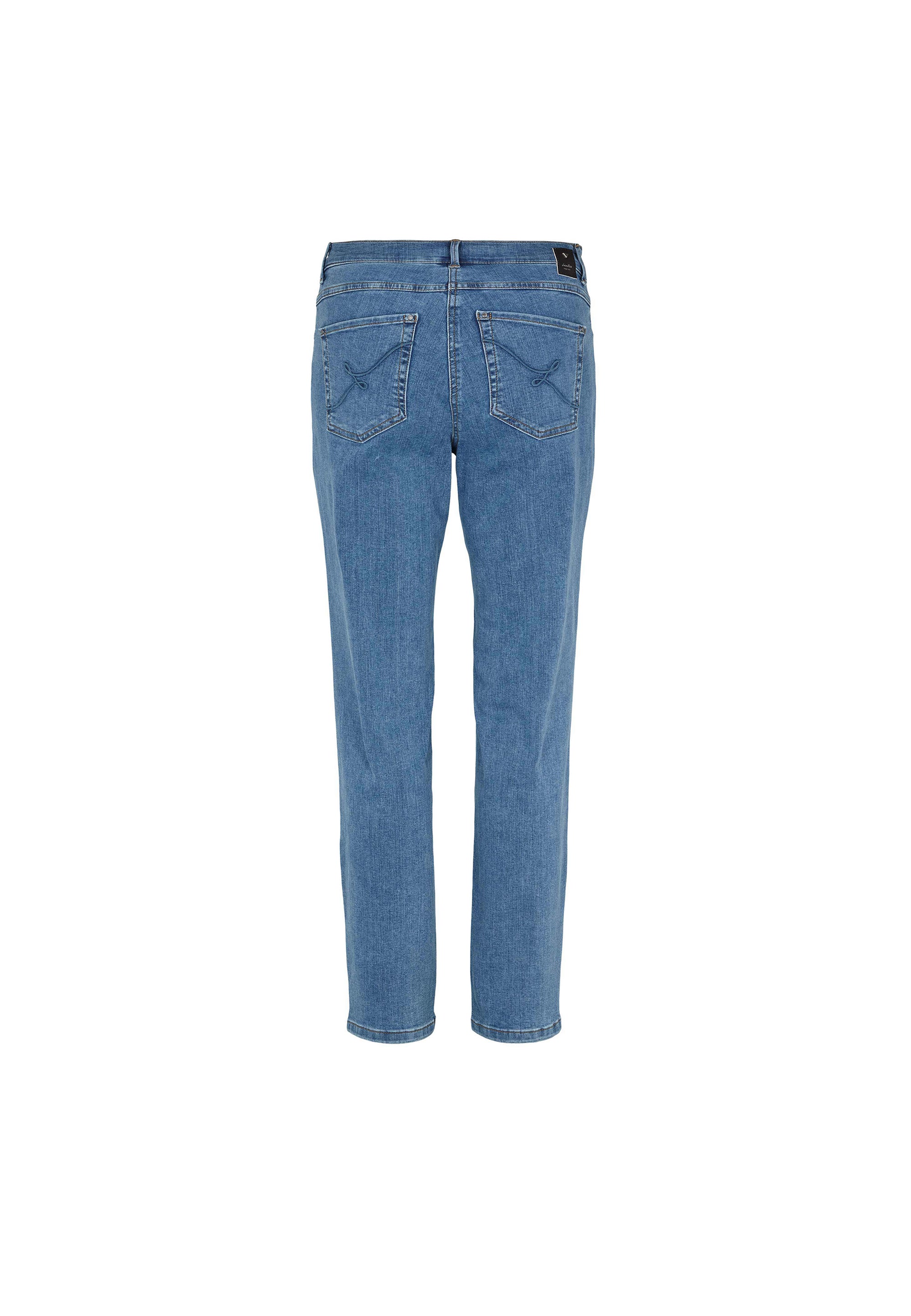 LAURIE  Christie Regular - Medium Length Trousers REGULAR 43504 Blue Denim