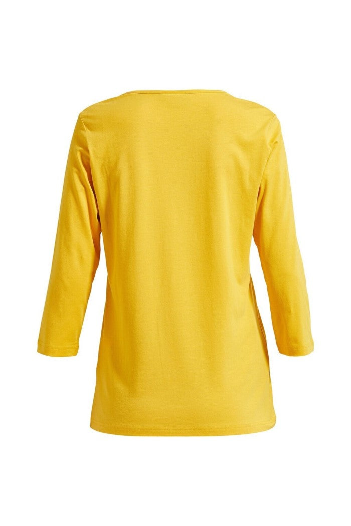 LAURIE  Diaz Deco Regular Jersey Shirt T-Shirts 73103 Warm Yellow