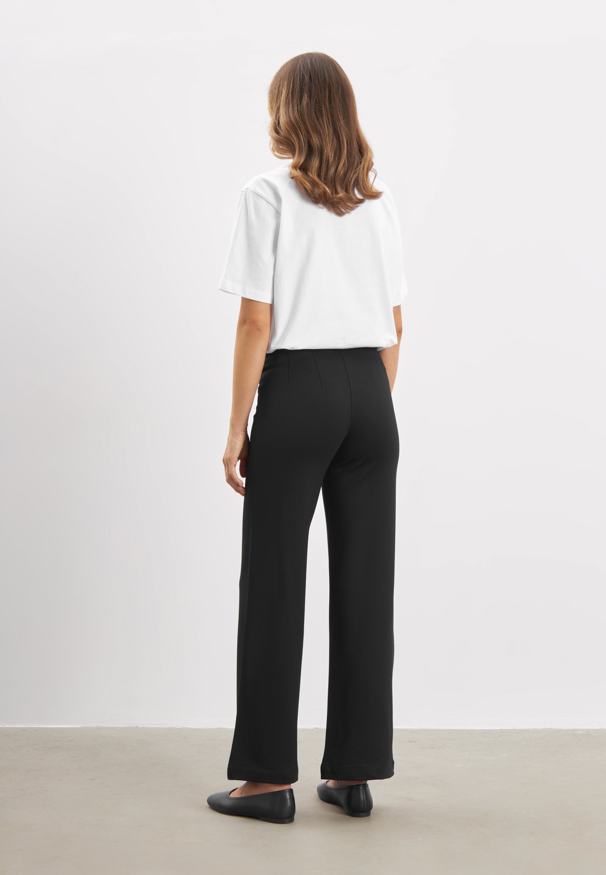LAURIE  Donna Loose Jersey - Short Length Loose 99143 Black brushed