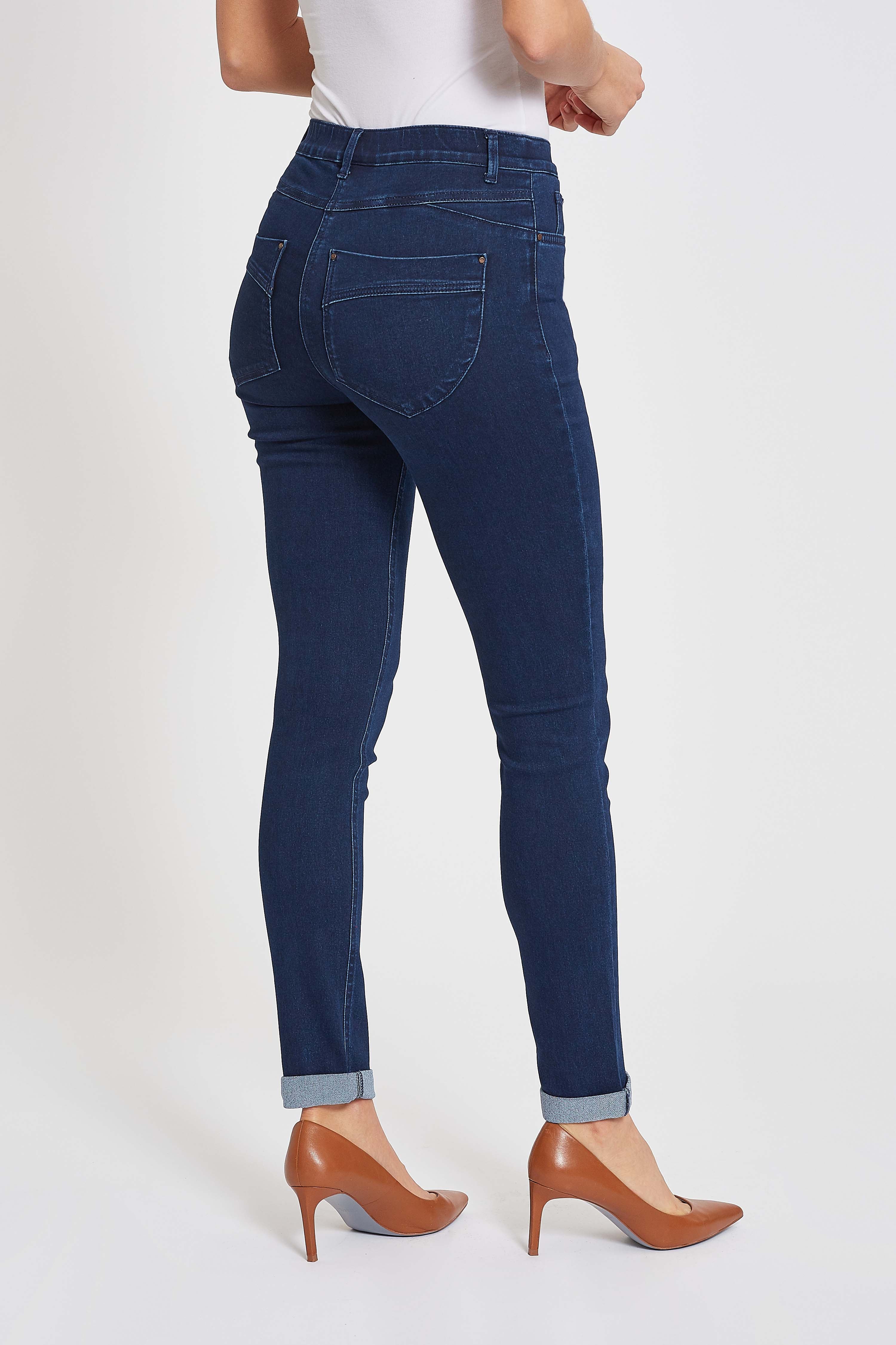 LAURIE Faith Turn Slim - Short Length Slim 49514 Denim Washed