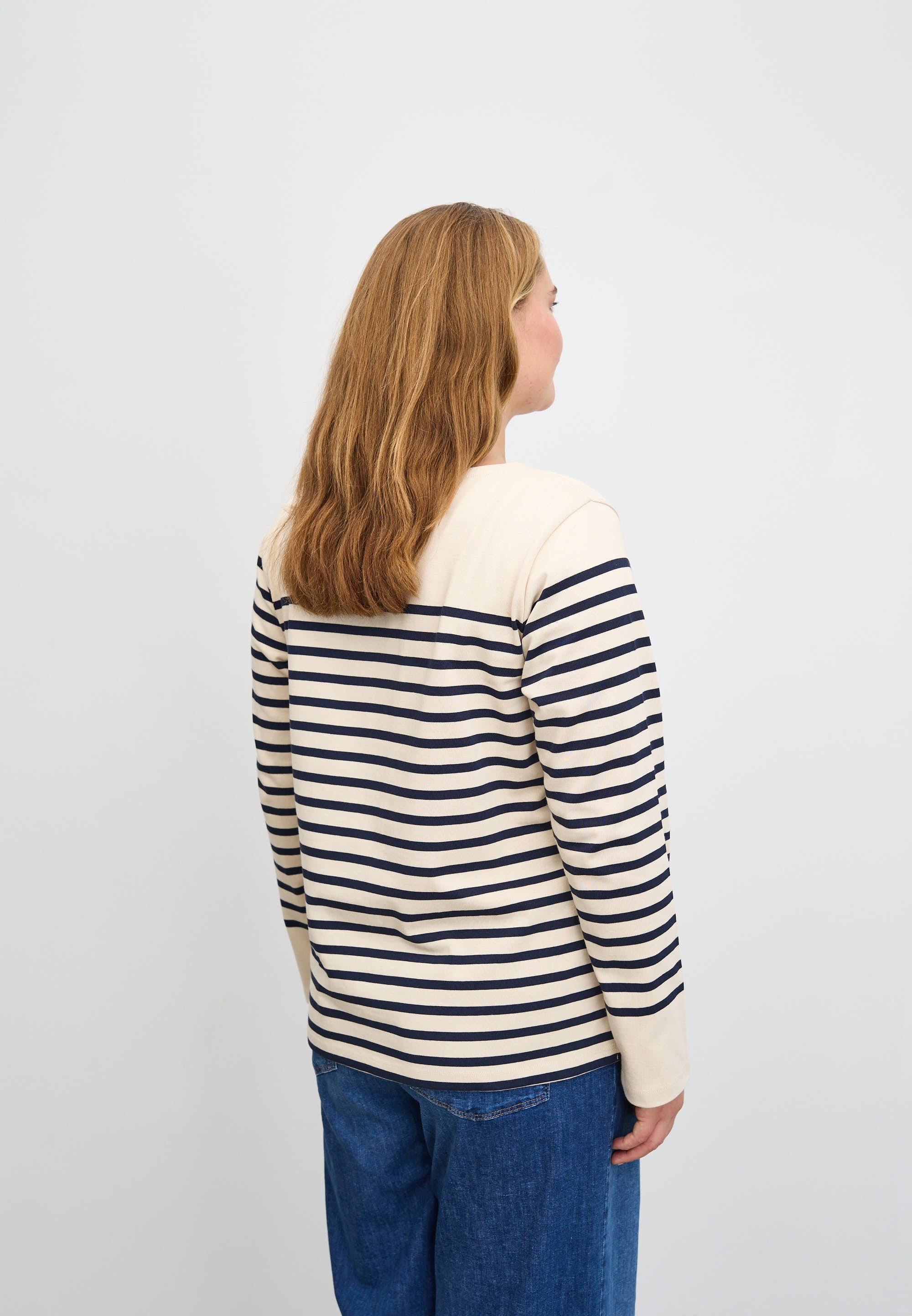 LAURIE  Gabrielle Breton Shirt LS Sweatshirts 99013 Black Birch Stripe