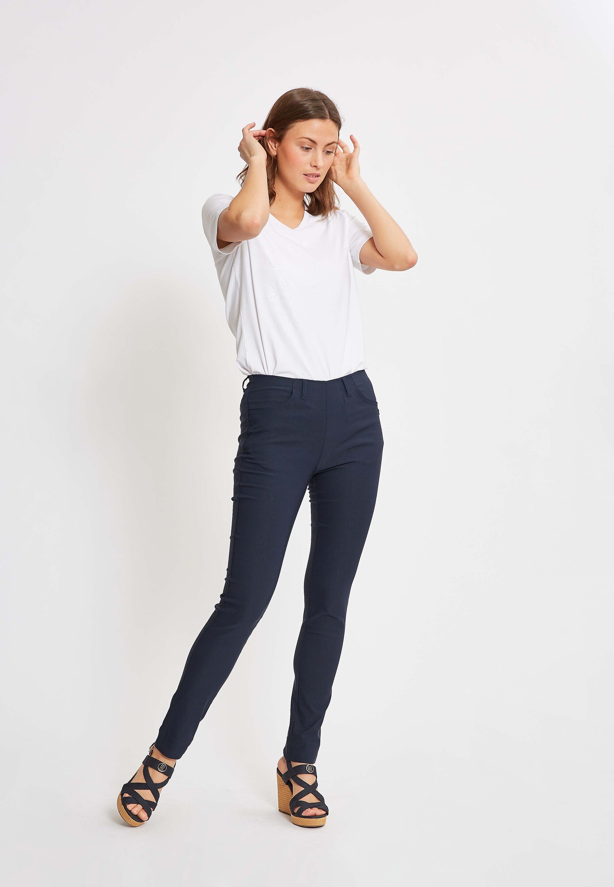 LAURIE Grace Slim - Medium Length Slim 49970 Navy