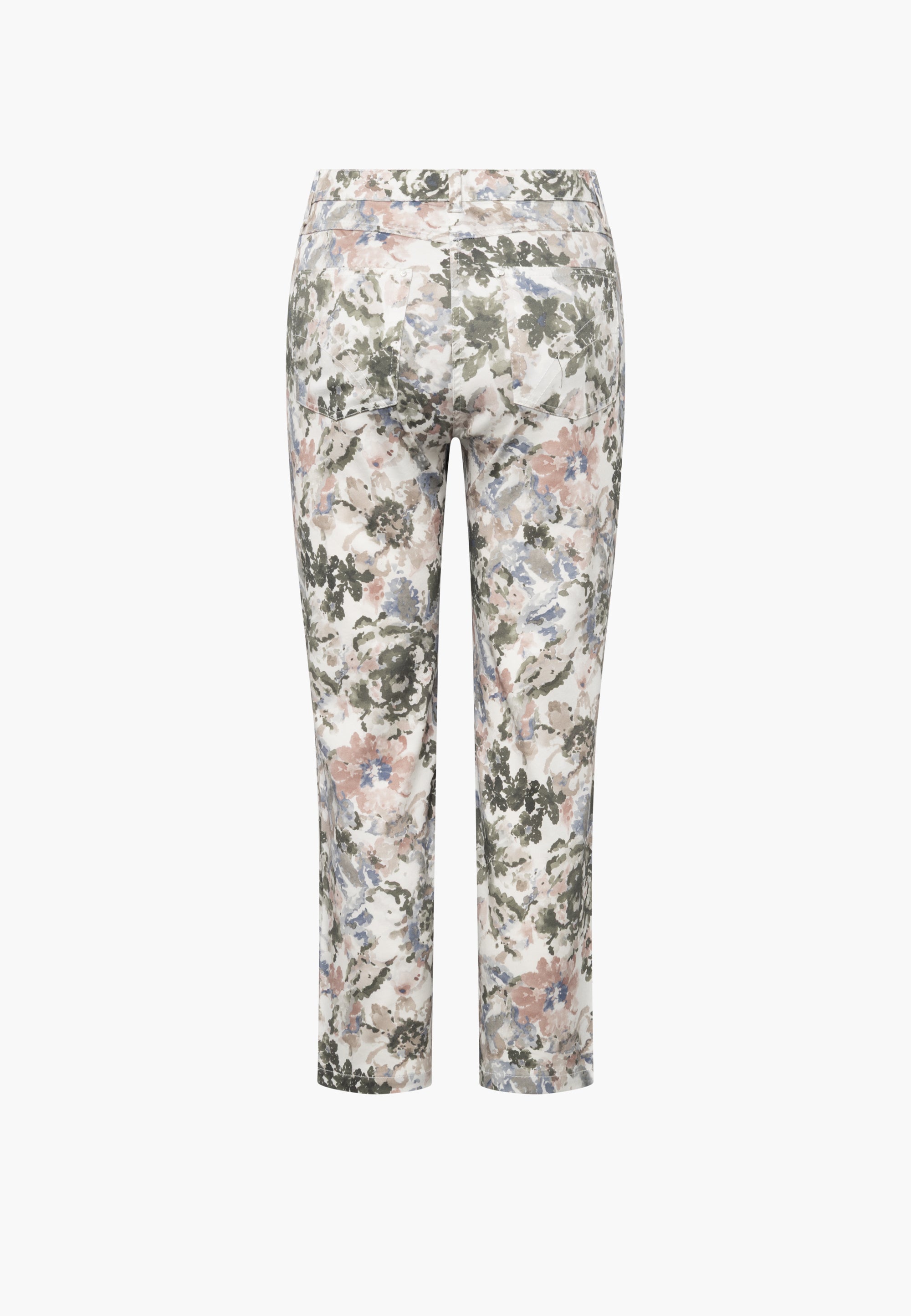 LAURIE Hannah Regular - Extra Short Length Regular 55140 Khaki watercolour print